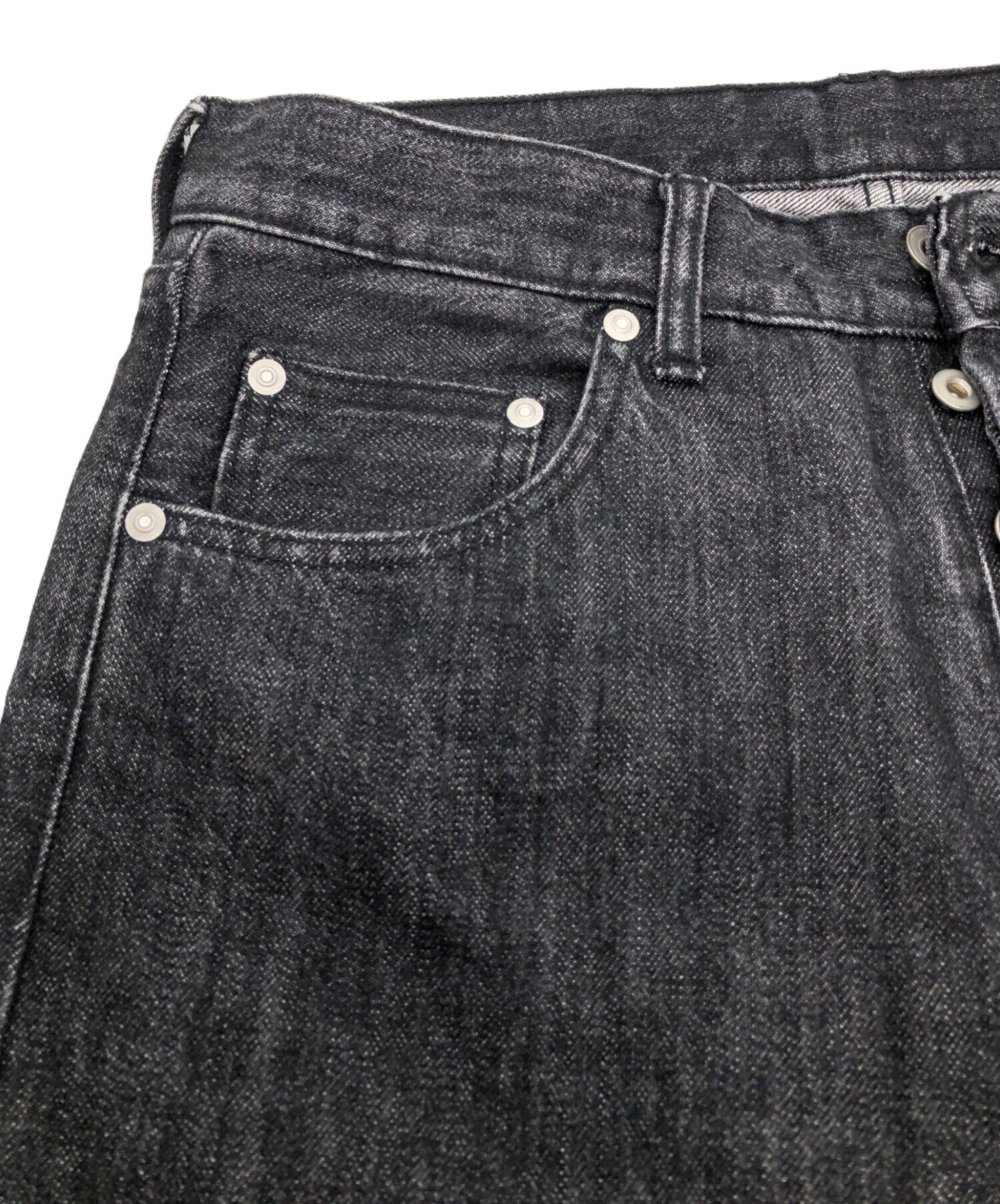 中古・古着通販】OVY (オヴィー) Japan Black Washed Denim Pants