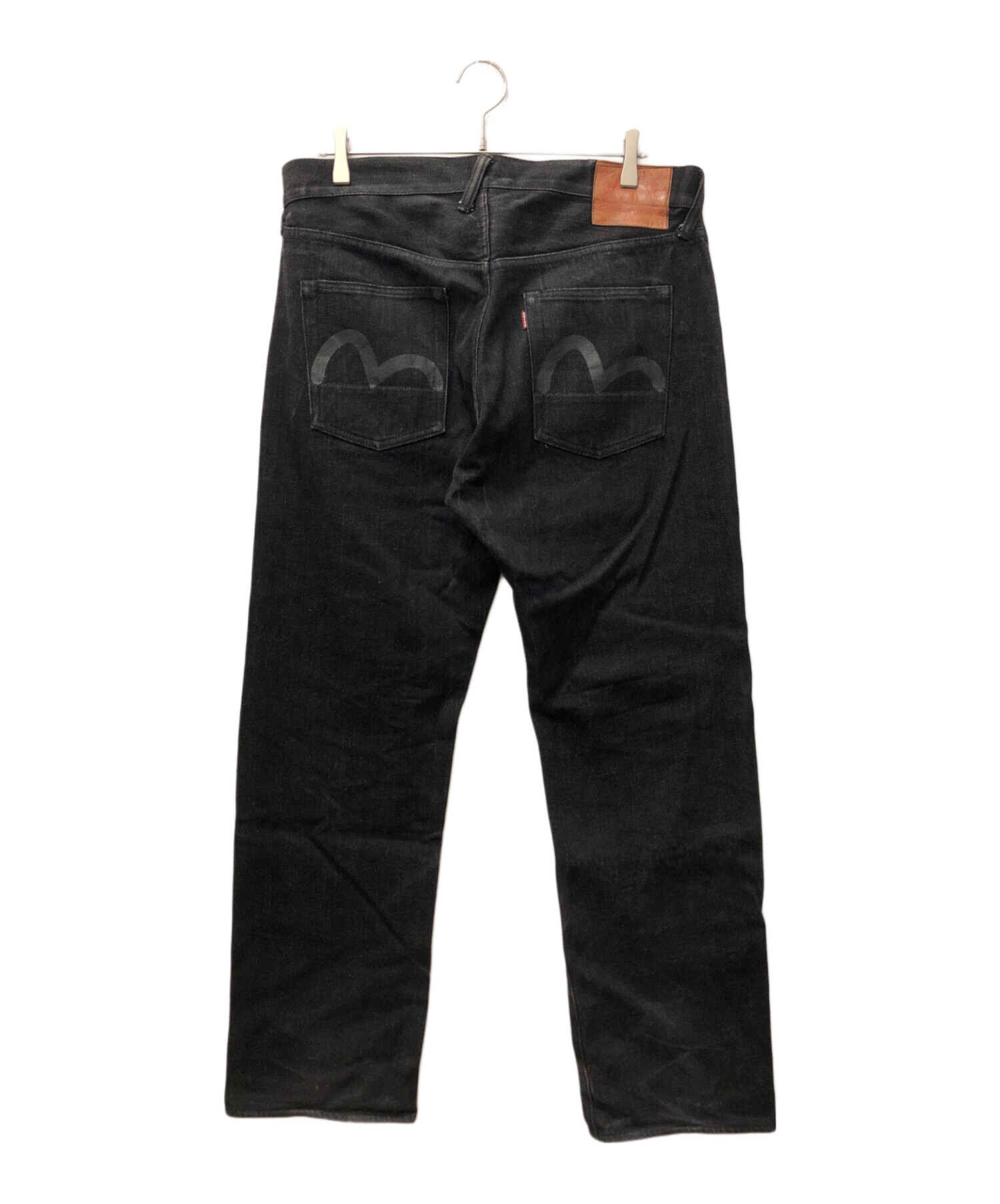 EVISU ブラック　パンツのみ 中古・古着通販】EVISU (エヴィス) バックポケットカモメプリント