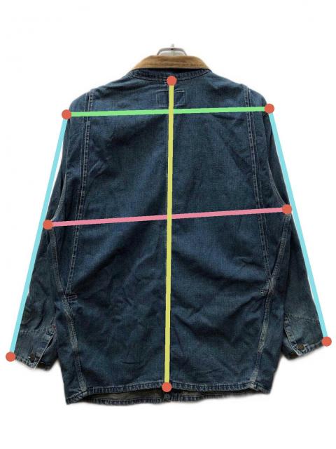 中古・古着通販】LEVI'S (リーバイス) 襟コーデュロイデニム