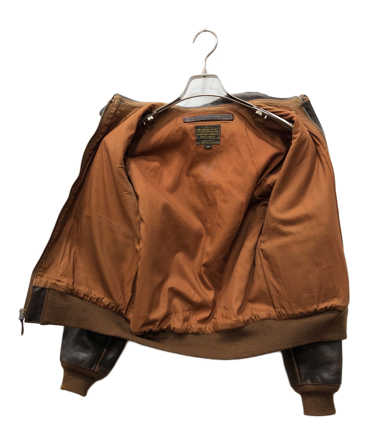 中古・古着通販】THE REAL McCOY'S (ザ・リアルマッコイズ) A-2レザー
