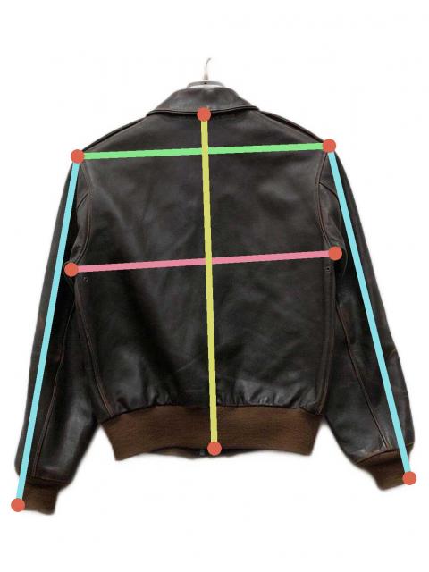 中古・古着通販】THE REAL McCOY'S (ザ・リアルマッコイズ) A-2レザー