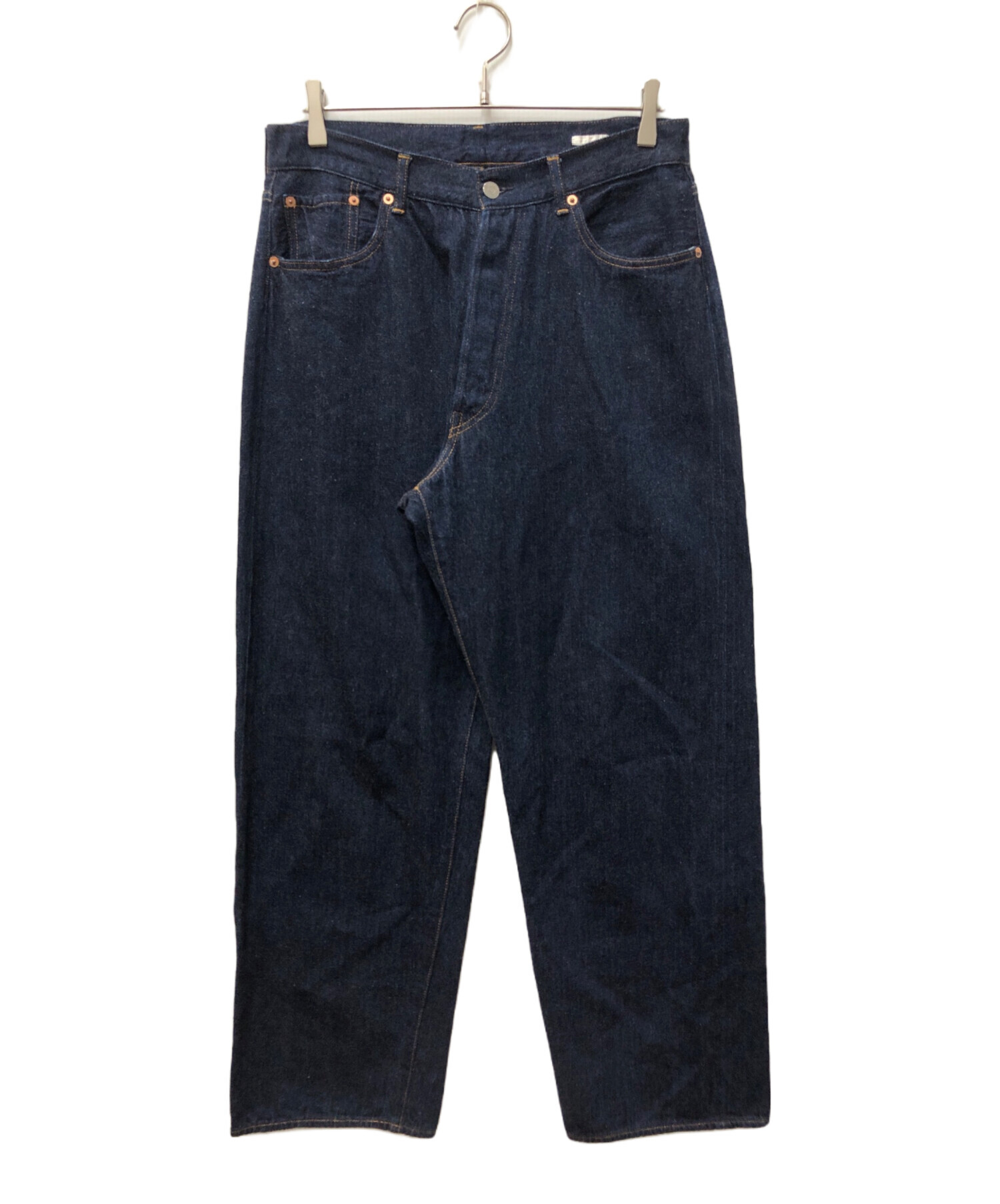 comoli 未使用品　パンツ 中古・古着通販】COMOLI (コモリ) 5Pデニムパンツ ブルー サイズ:SIZE
