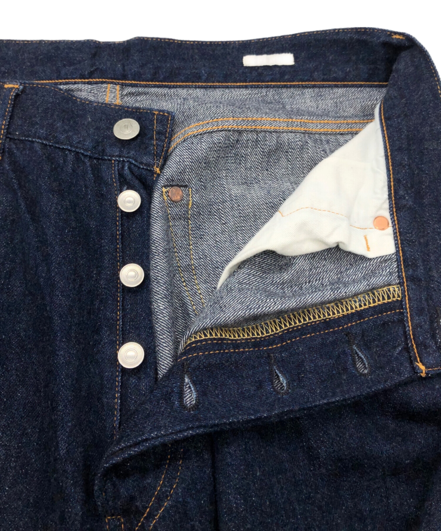中古・古着通販】COMOLI (コモリ) 5Pデニムパンツ ブルー サイズ:SIZE 