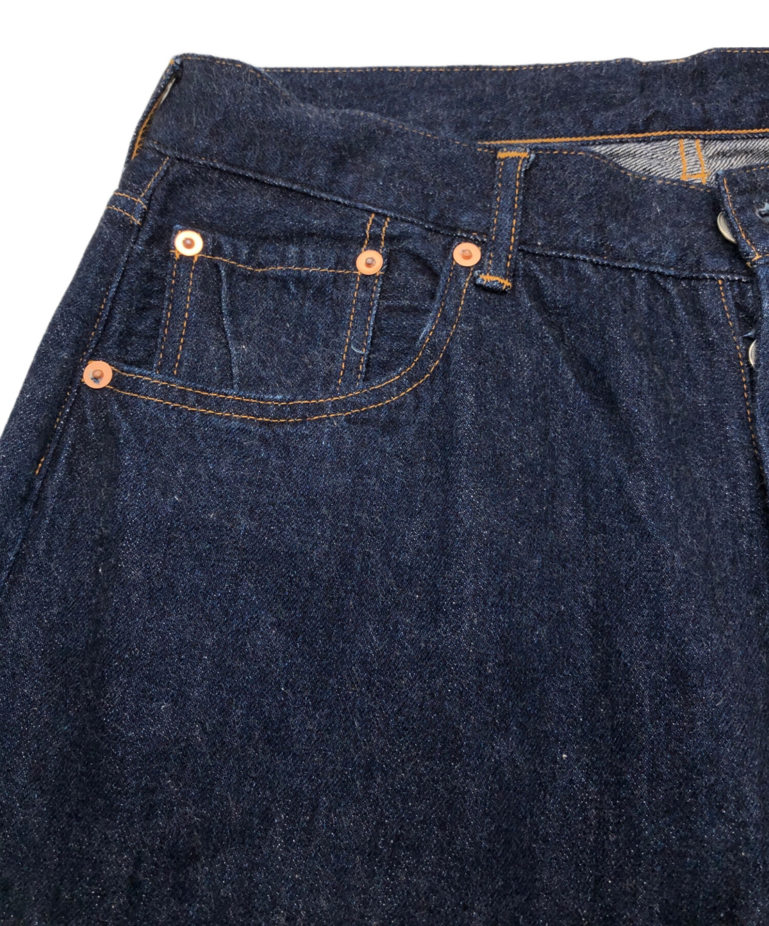 中古・古着通販】COMOLI (コモリ) 5Pデニムパンツ ブルー サイズ:SIZE
