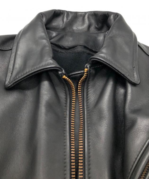 中古・古着通販】VANSON (バンソン) J 3/4 カーコート ブラック サイズ
