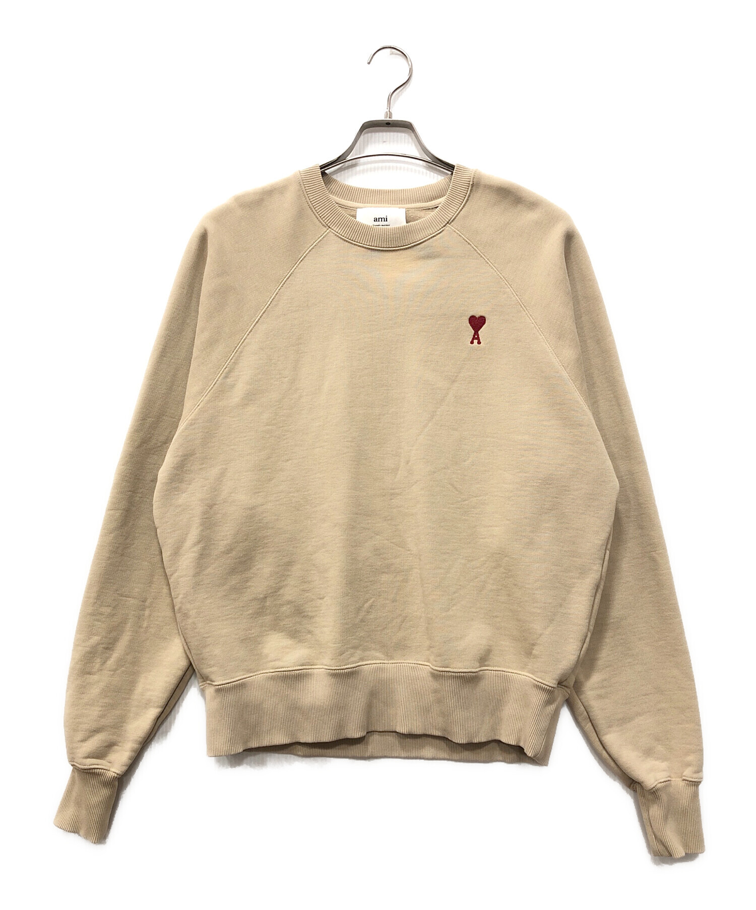 AMI Alexandre Mattiussi スウェット ベージュ 中古・古着通販】AMI Alexandre Mattiussi (アミアレクサンドルマ