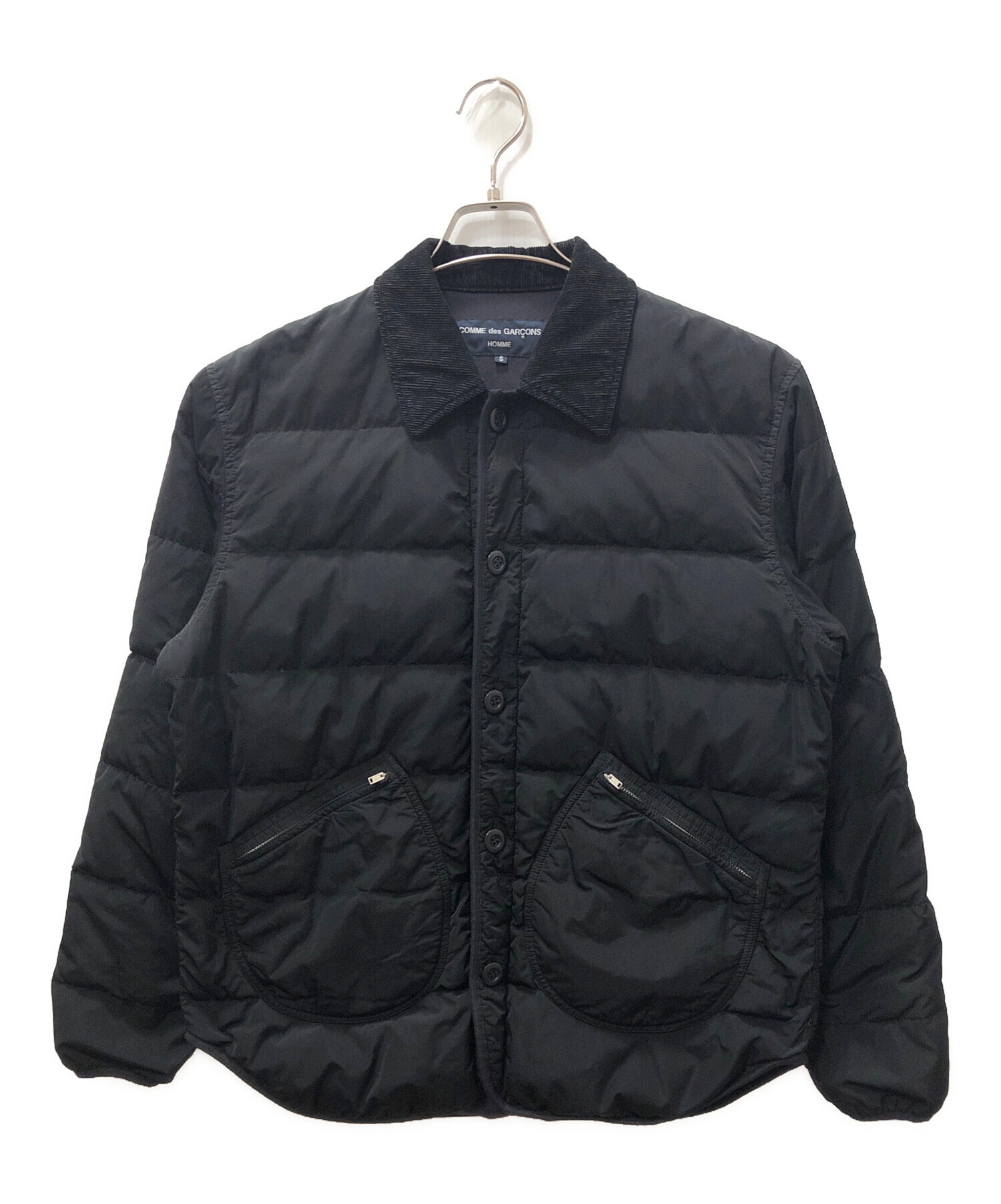 希少AD2010 COMME des GARCONS 立襟 製品染め ジャケット 中古・古着通販】COMME des GARCONS HOMME (コムデギャルソン オム) 後