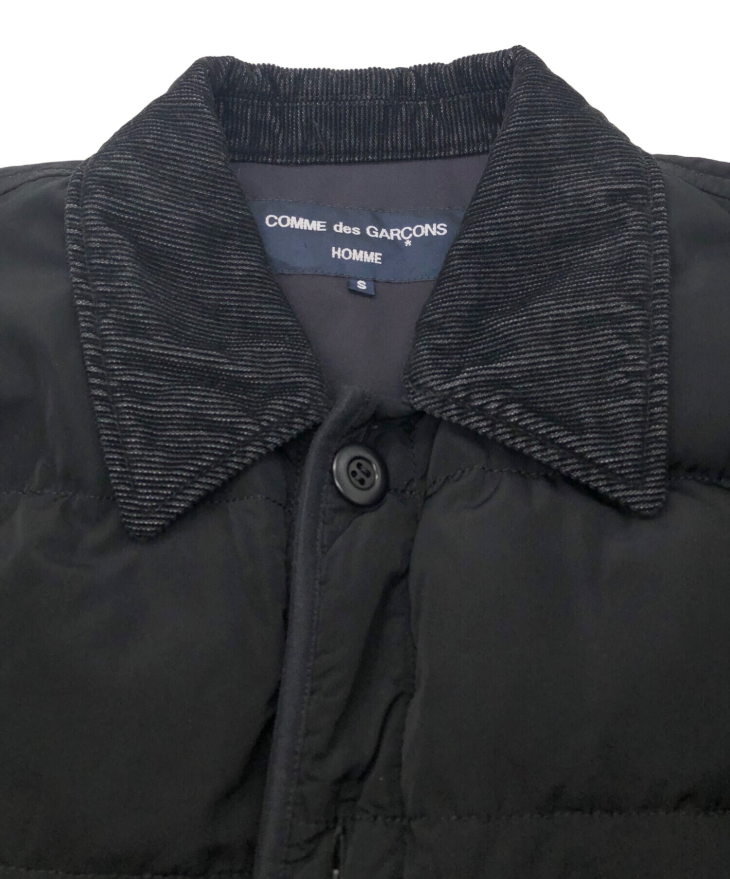 希少AD2010 COMME des GARCONS 立襟 製品染め ジャケット 中古・古着通販】COMME des GARCONS HOMME (コムデギャルソン オム) 後