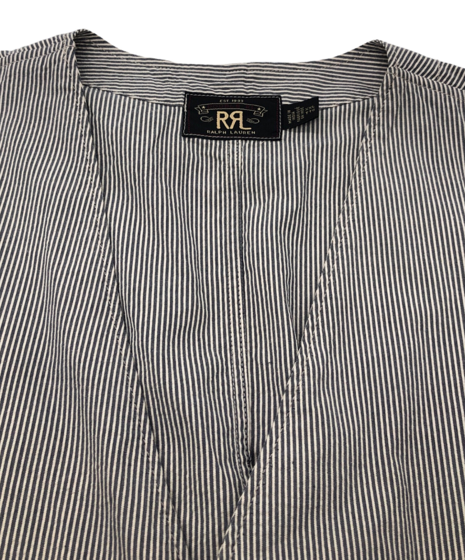中古・古着通販】RRL (ダブルアールエル) コットンワークベスト グレー