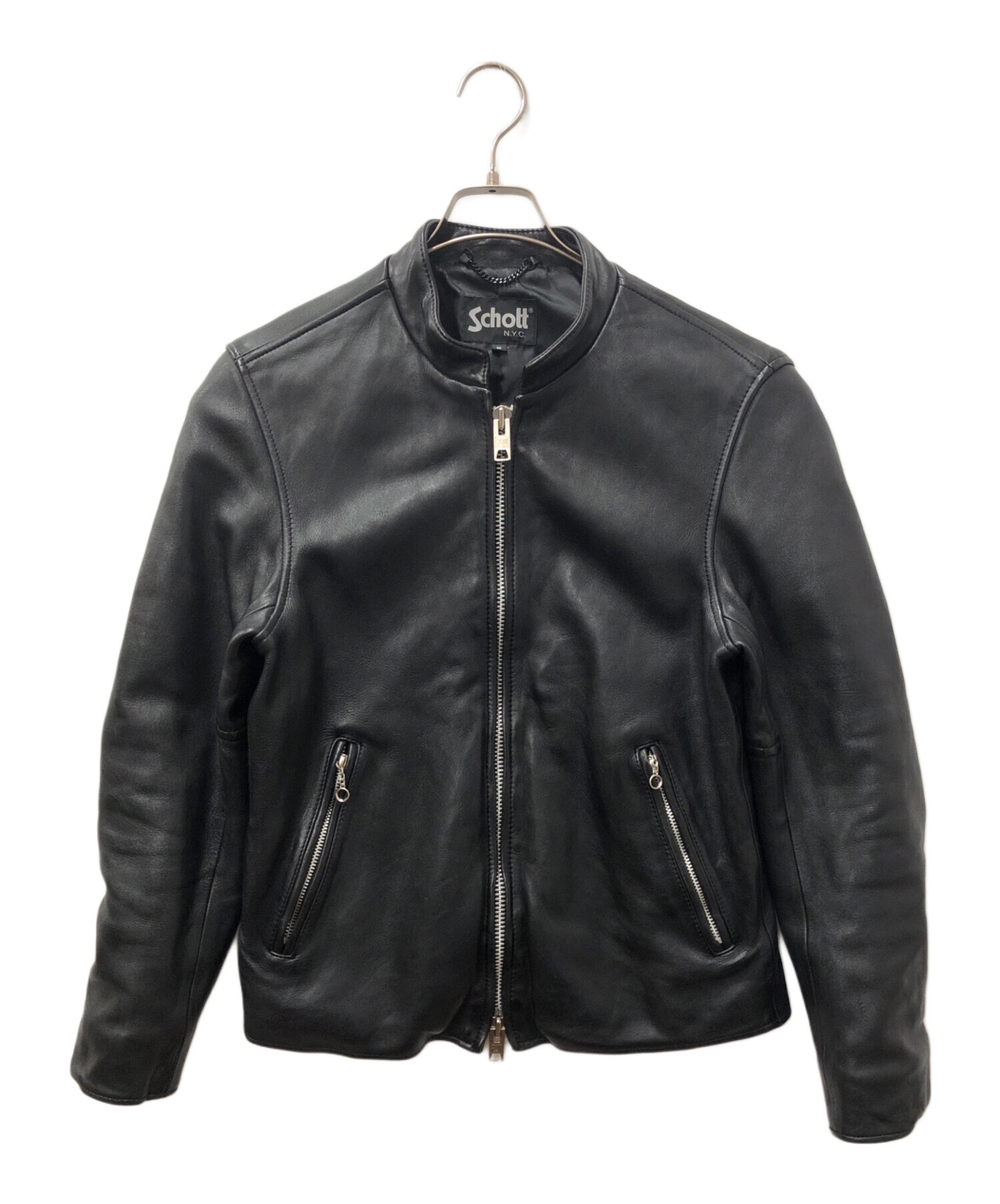 中古・古着通販】Schott (ショット) ラムレザーシングルライダース