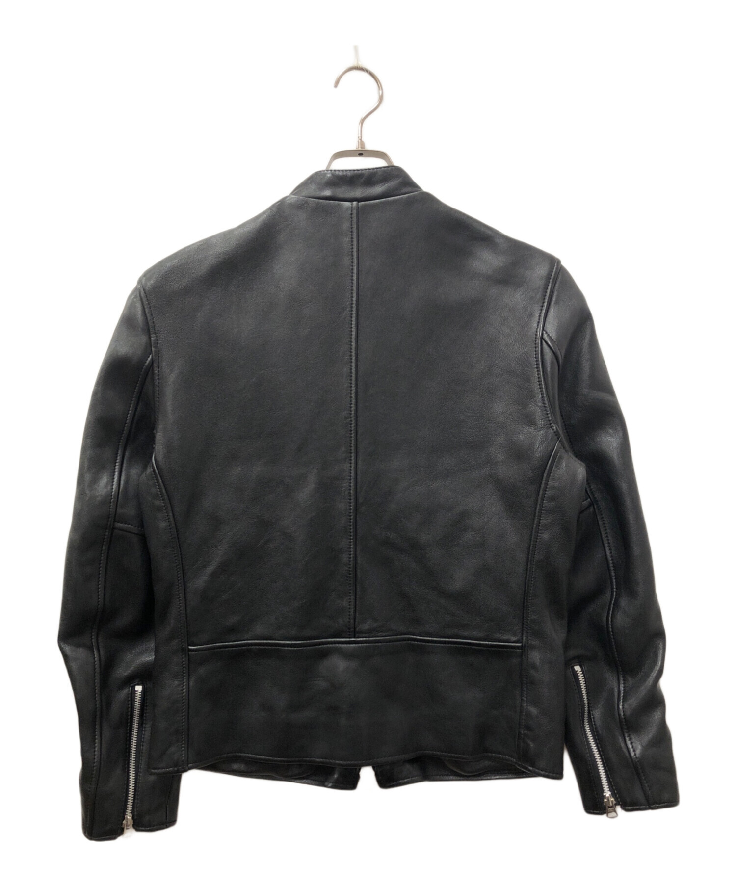 近年極美品Lサイズ　ショット　シングルライダースジャケット　ラムレザー 黒 中古・古着通販】Schott (ショット) ラムレザーシングルライダース