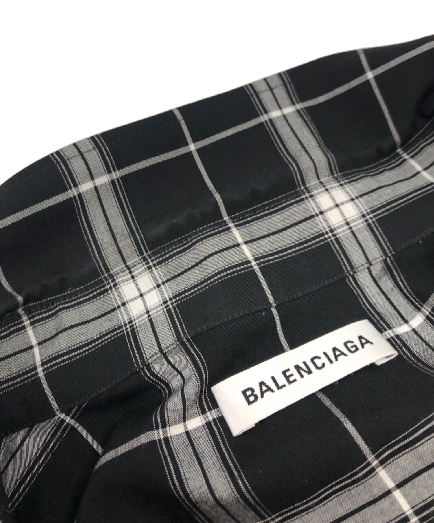 中古・古着通販】BALENCIAGA (バレンシアガ) レイヤード チェック