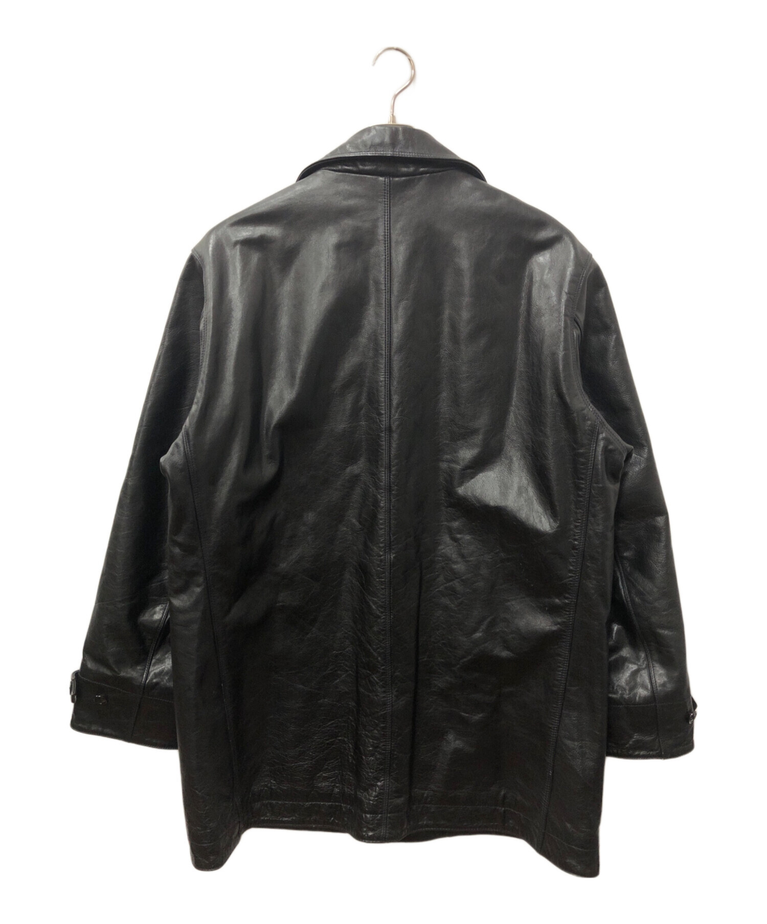 中古・古着通販】OLD GAP (オールドギャップ) レザーカーコート