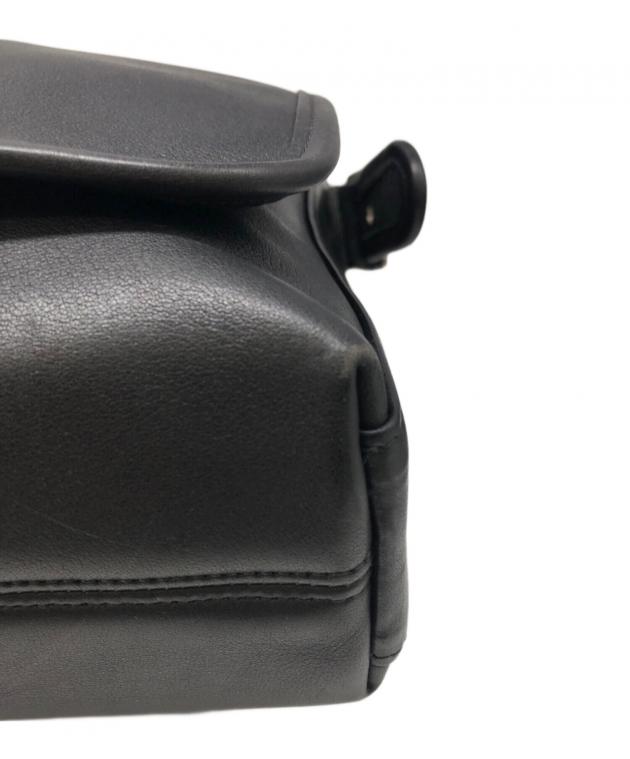 中古・古着通販】COACH (コーチ) レザーメッセンジャーバッグ ブラック