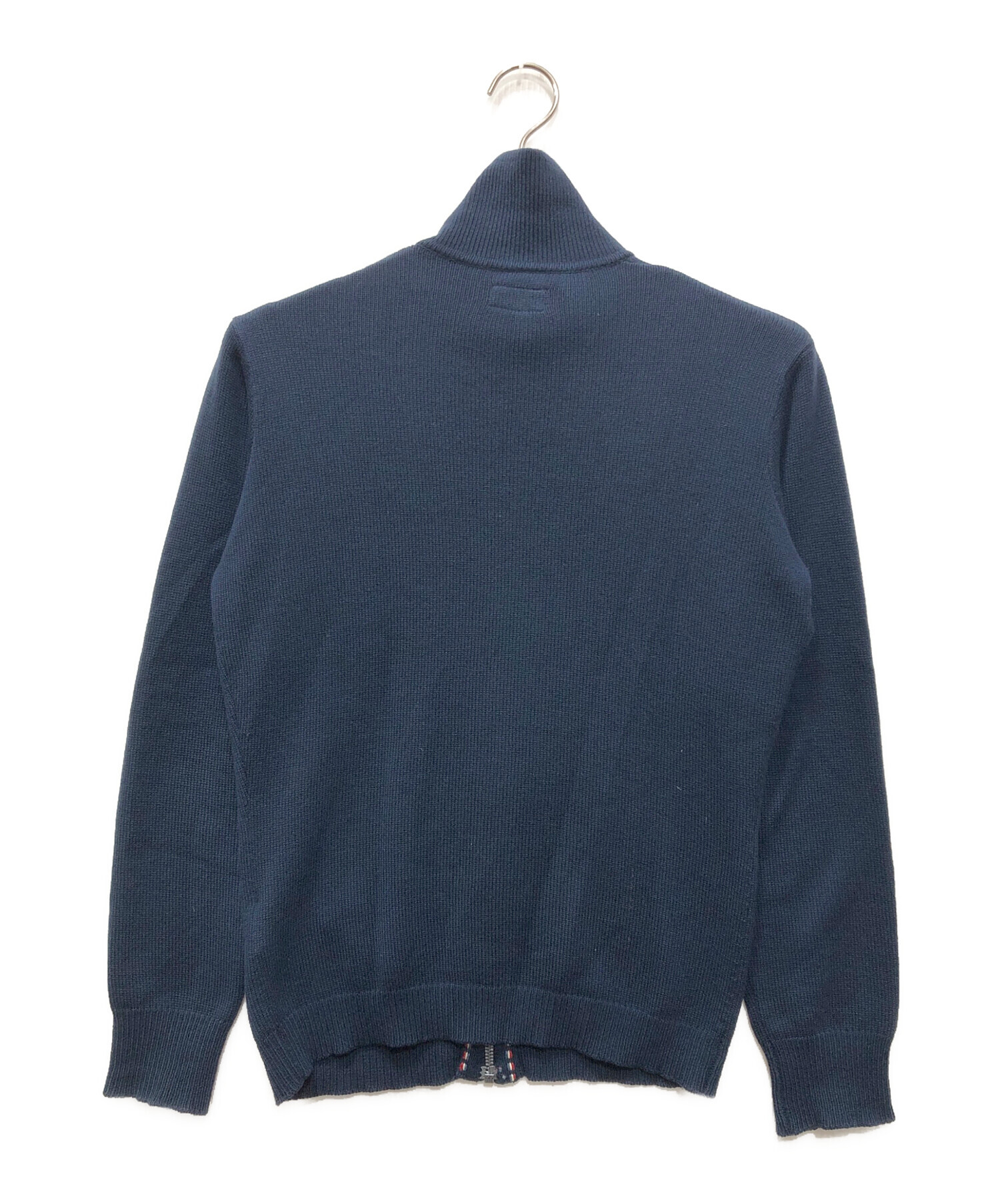 MONCLER ネイビー ニット カーディガン 中古・古着通販】MONCLER (モンクレール) MAGLIONE TRICOT CARDIGAN
