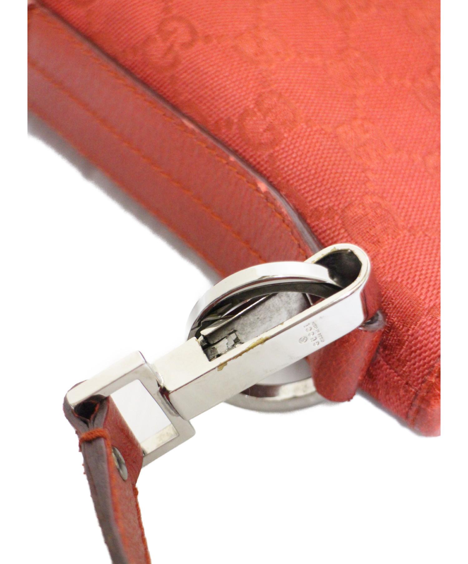 中古・古着通販】GUCCI (グッチ) ショルダーバッグ レッド GG