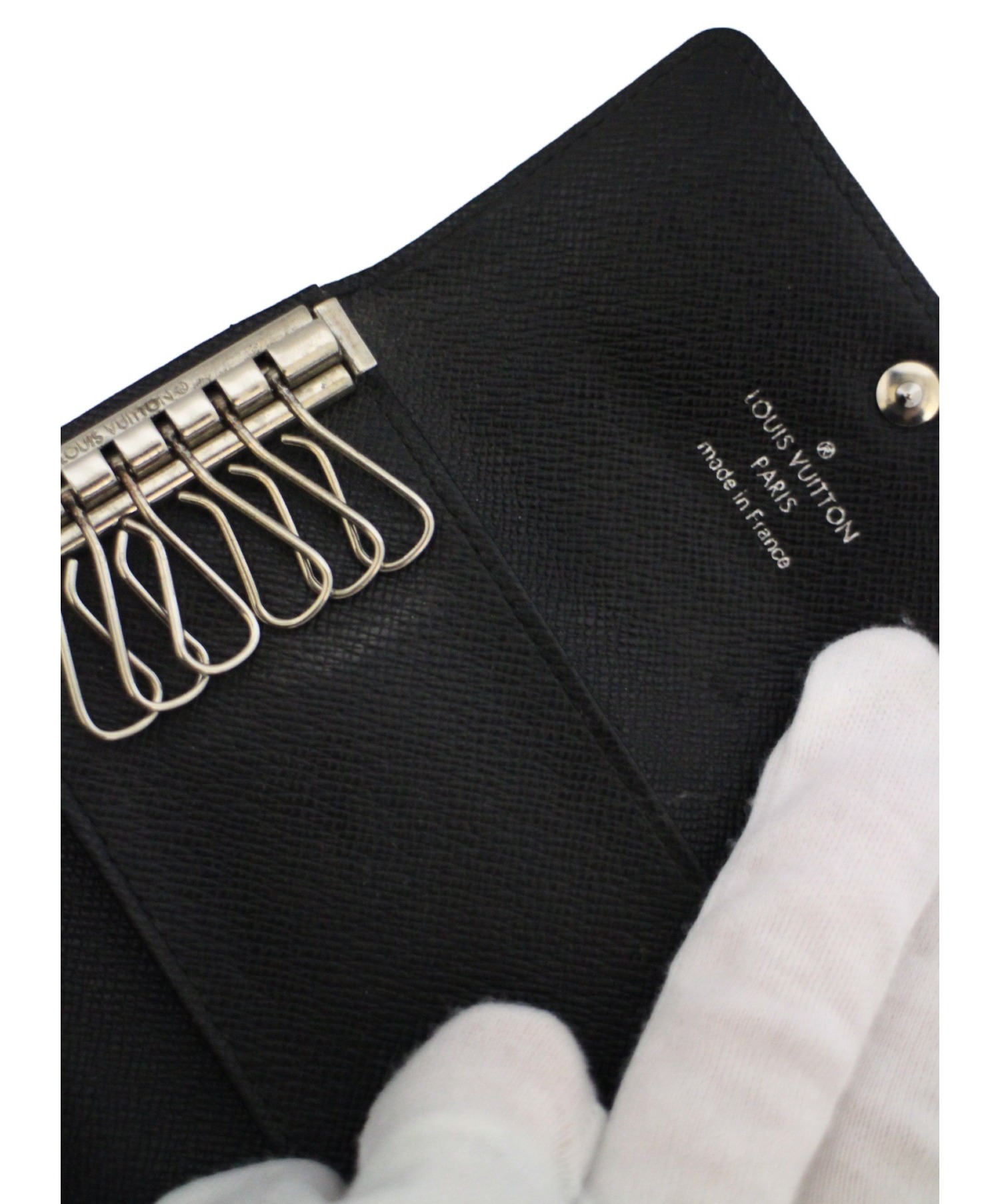 中古・古着通販】LOUIS VUITTON (ルイヴィトン) キーケース ブラック