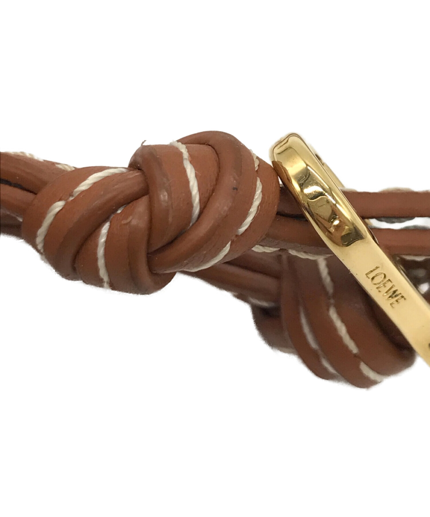 中古・古着通販】LOEWE (ロエベ) アナグラムレザーブレスレット