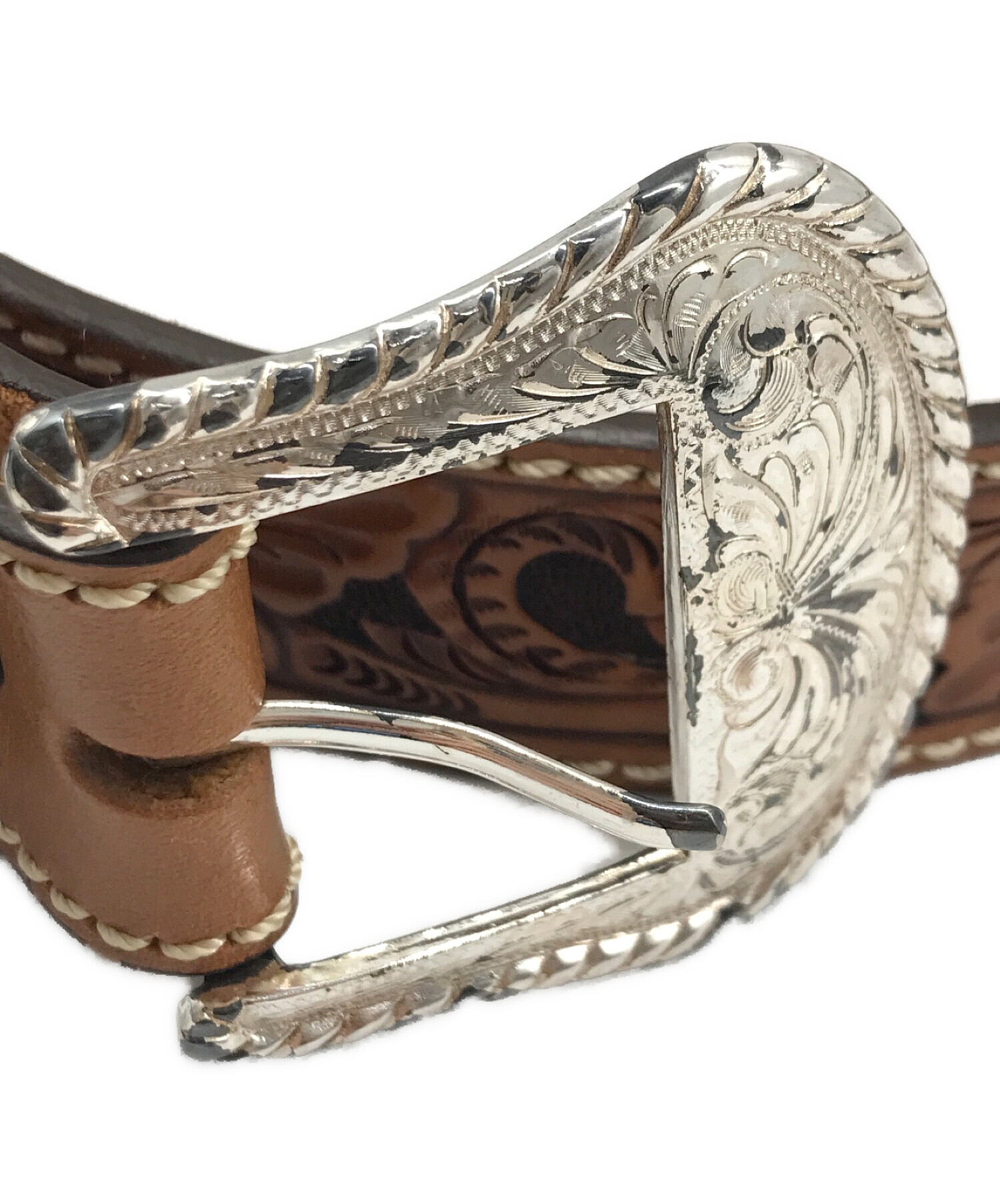 中古・古着通販】TONY LAMA (トニーラマ) ベルト ブラウン サイズ:32