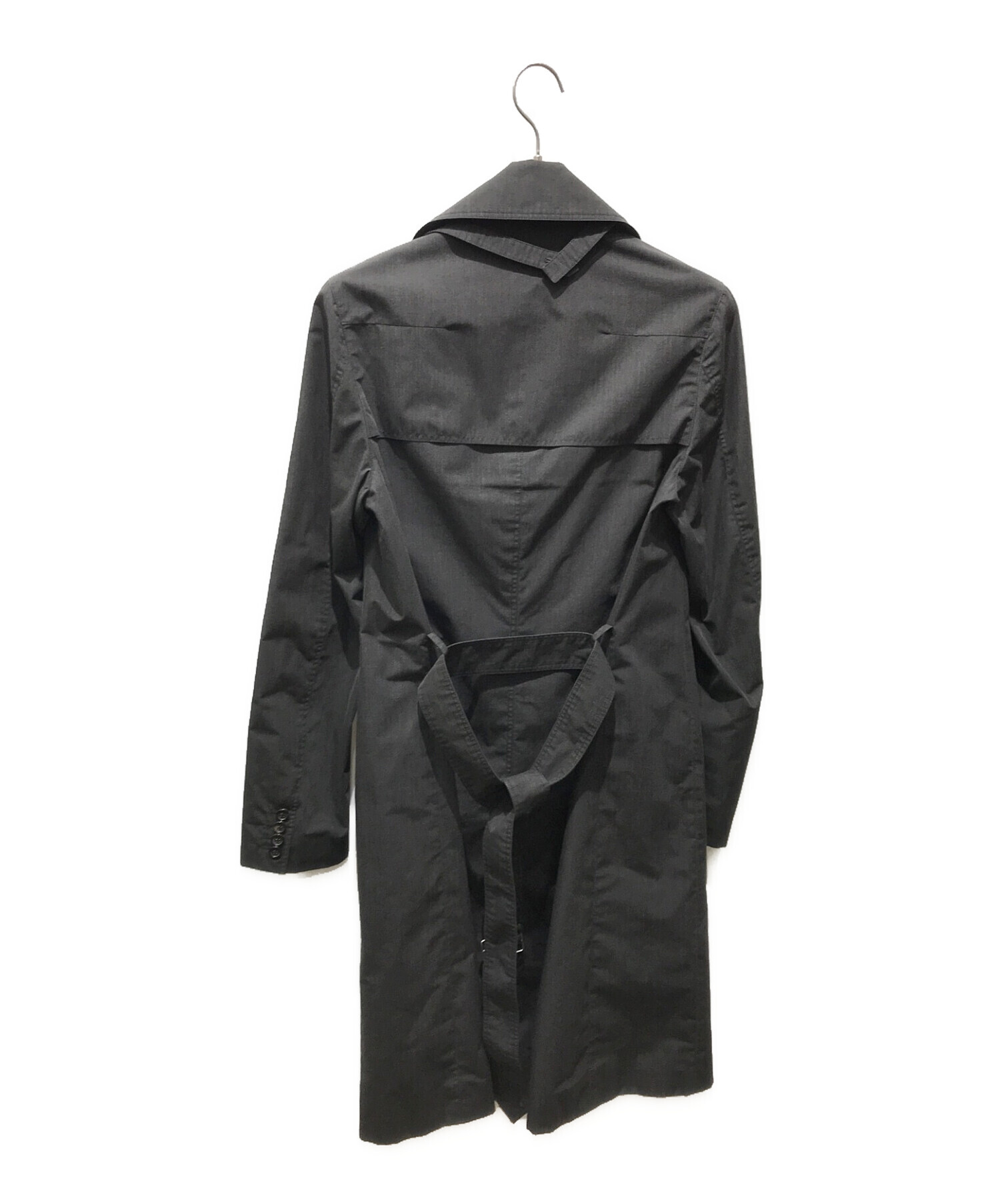 Dior homme ディオール オム トレンチコート 黒 サイズ 46