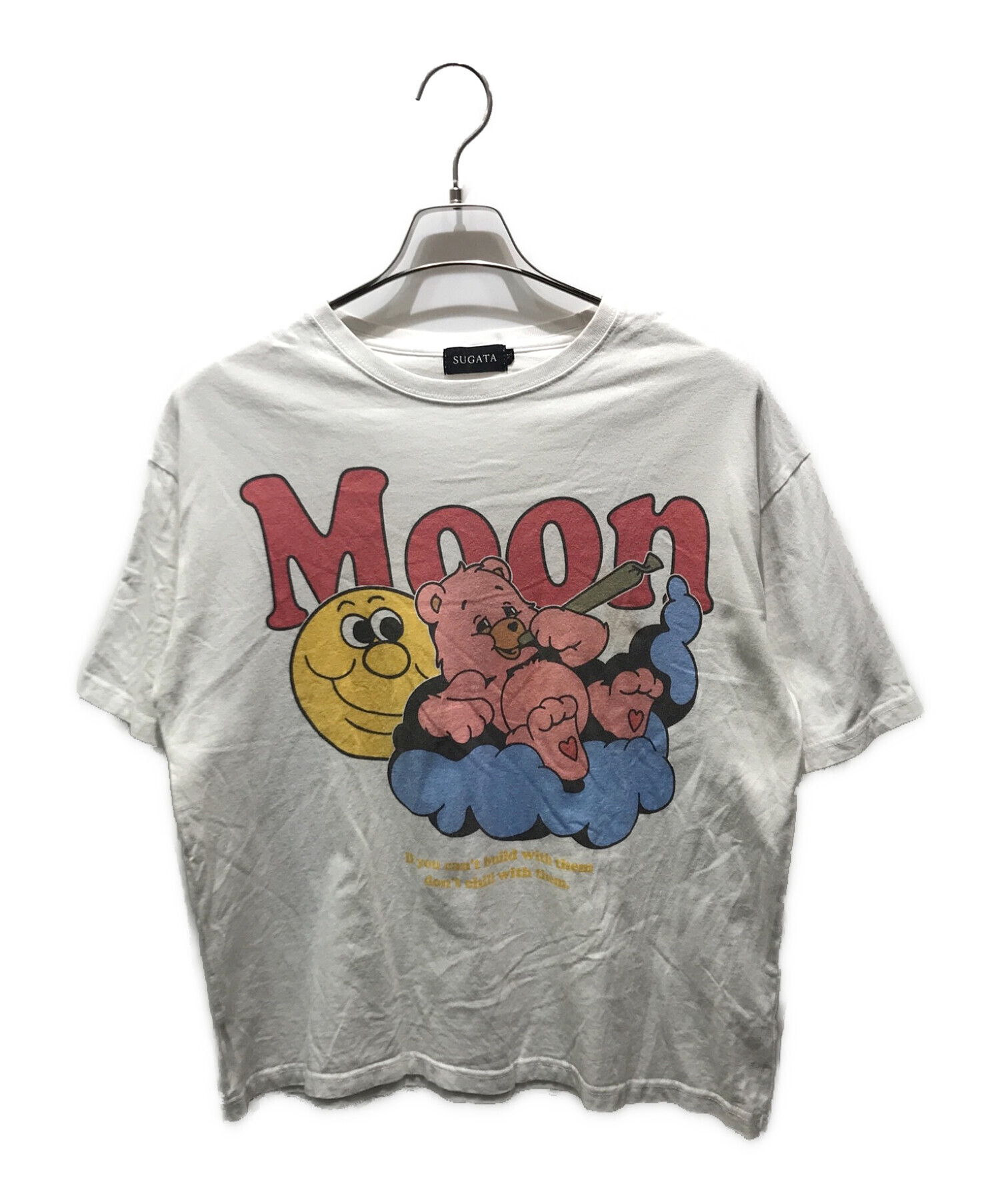 中古・古着通販】SUGATA (スガタ) Tシャツ ホワイト サイズ:M 