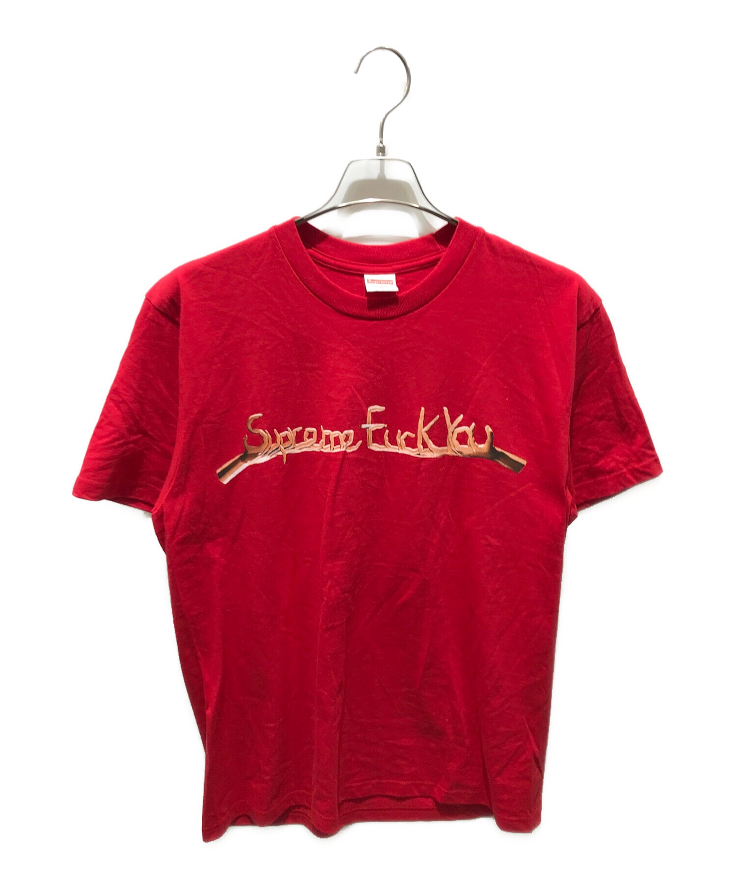 中古・古着通販】SUPREME (シュプリーム) Fuck you tee 18AW レッド 
