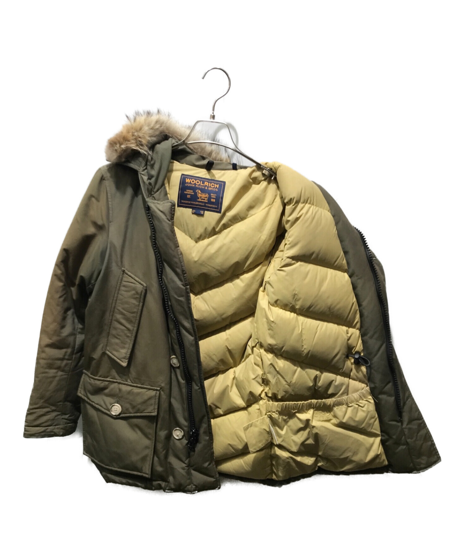 Woolrich ダウンベスト XS オリーブ 【公式通販】