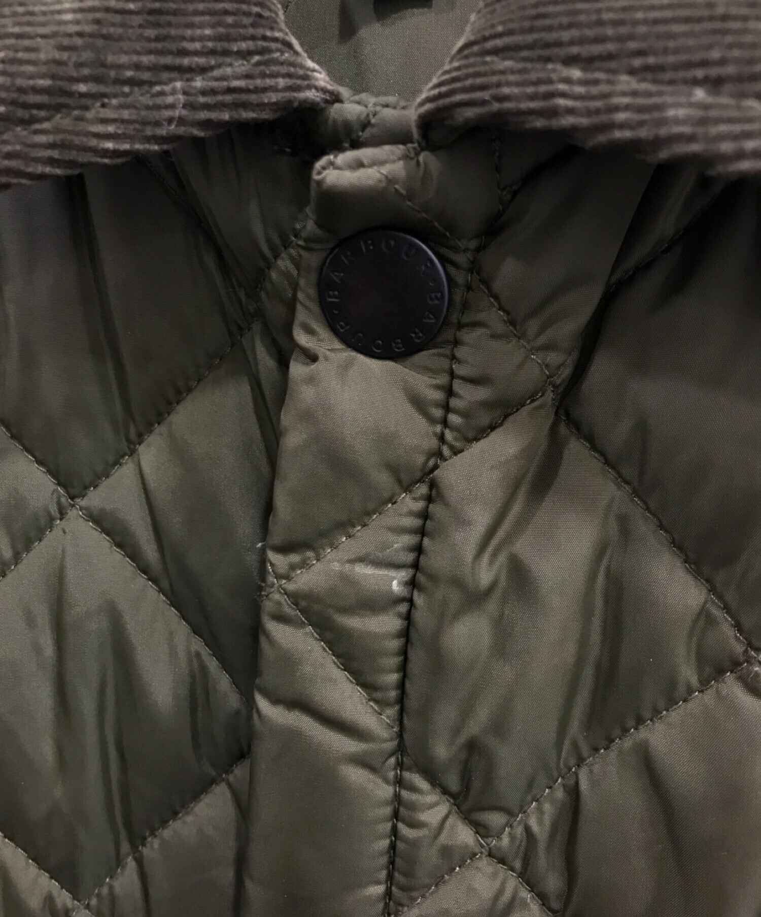 Barbour◇キルティングジャケット/32/ナイロン/KHK/無地/1702212