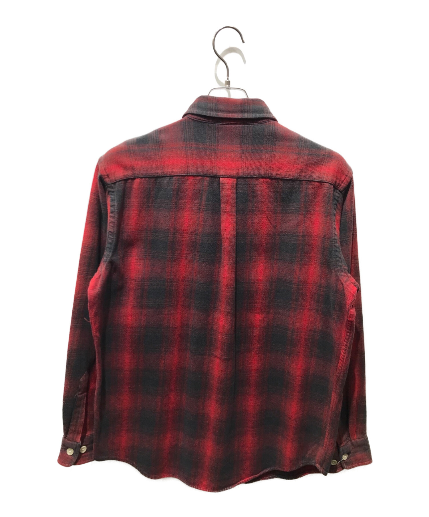 中古・古着通販】GAP (ギャップ) オンブレチェックシャツ 00s レッド