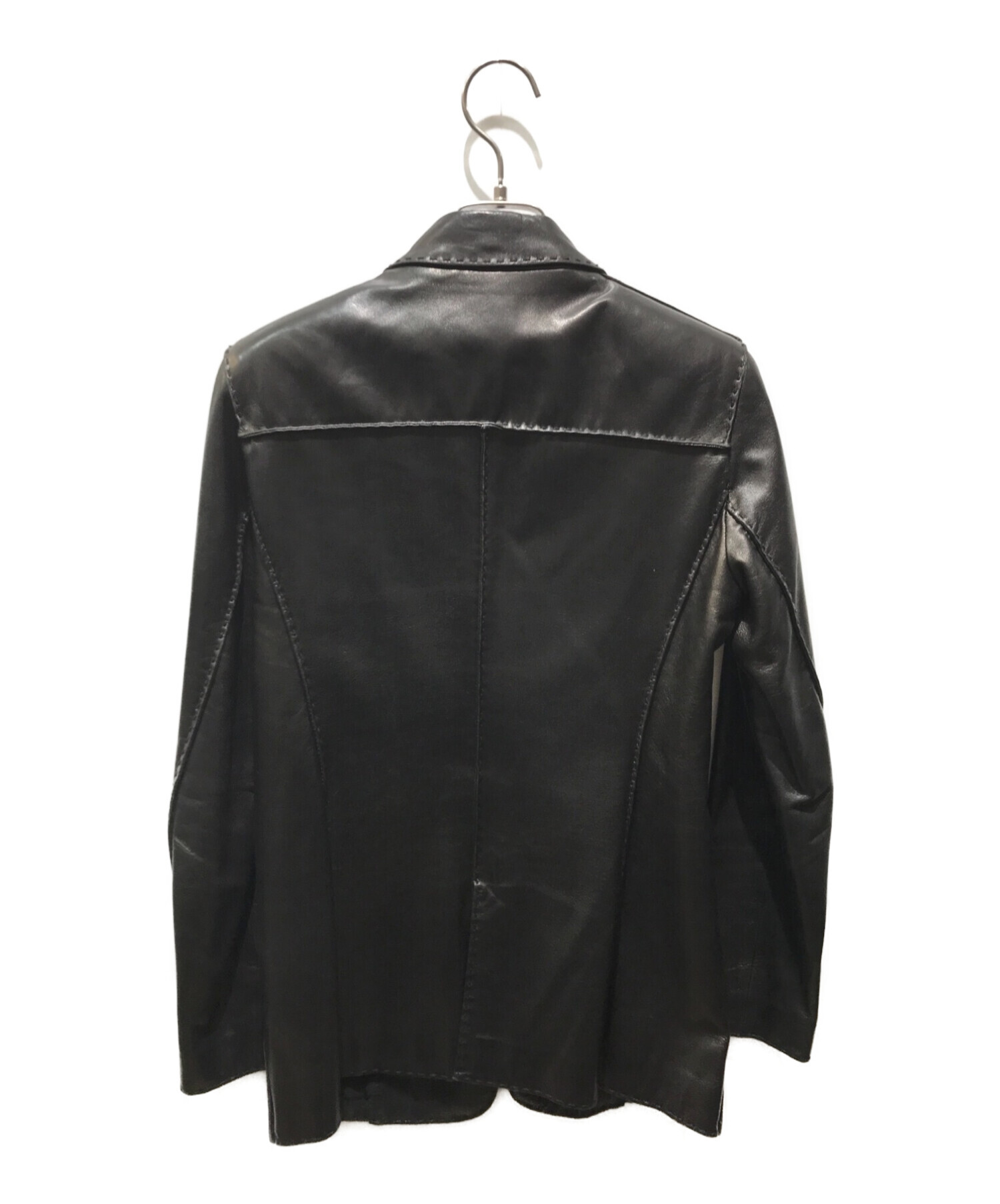 中古・古着通販】RESTIR (リステア) レザージャケット ブラック 中古・古着通販】RESTIR (リステア) レザージャケット ブラック