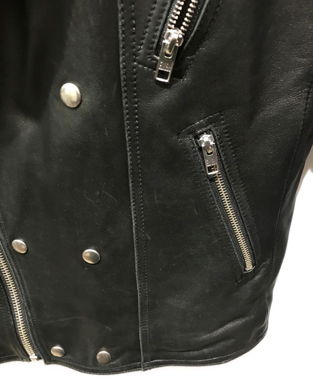 中古・古着通販】ELVIRA (エルビラ) ダブルライダースジャケット 