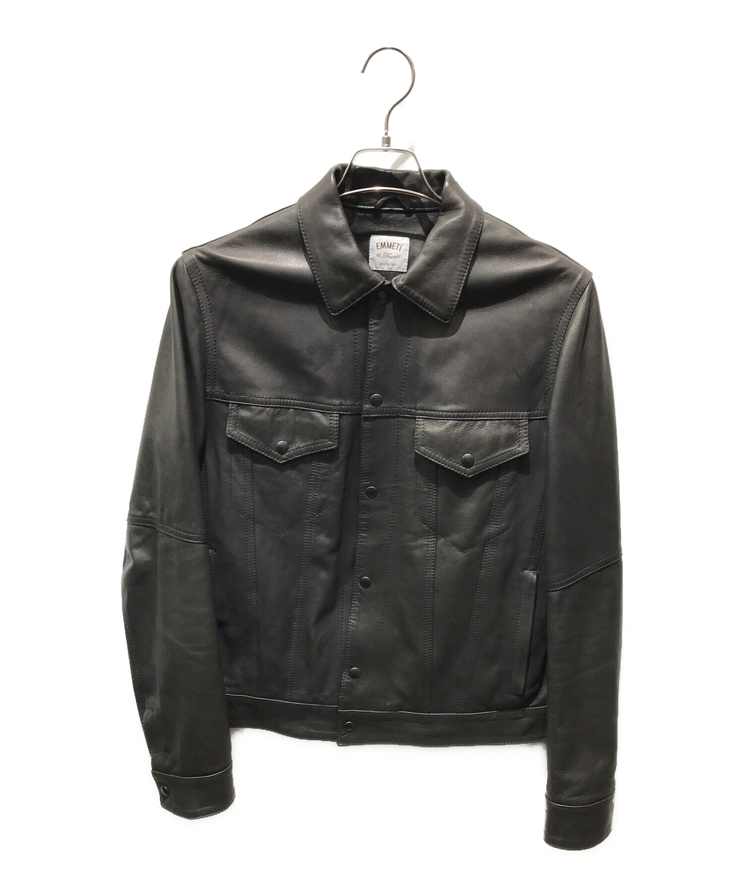 中古・古着通販】EMMETI (エンメティ) ラムスキントラッカージャケット