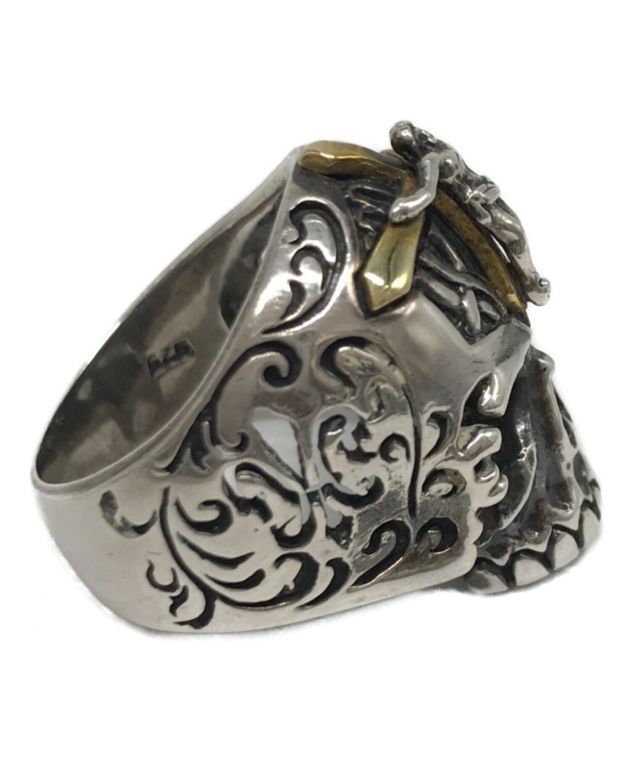 40s'50s'スペシャルビンテージメキシカンスカルリング喧嘩リング