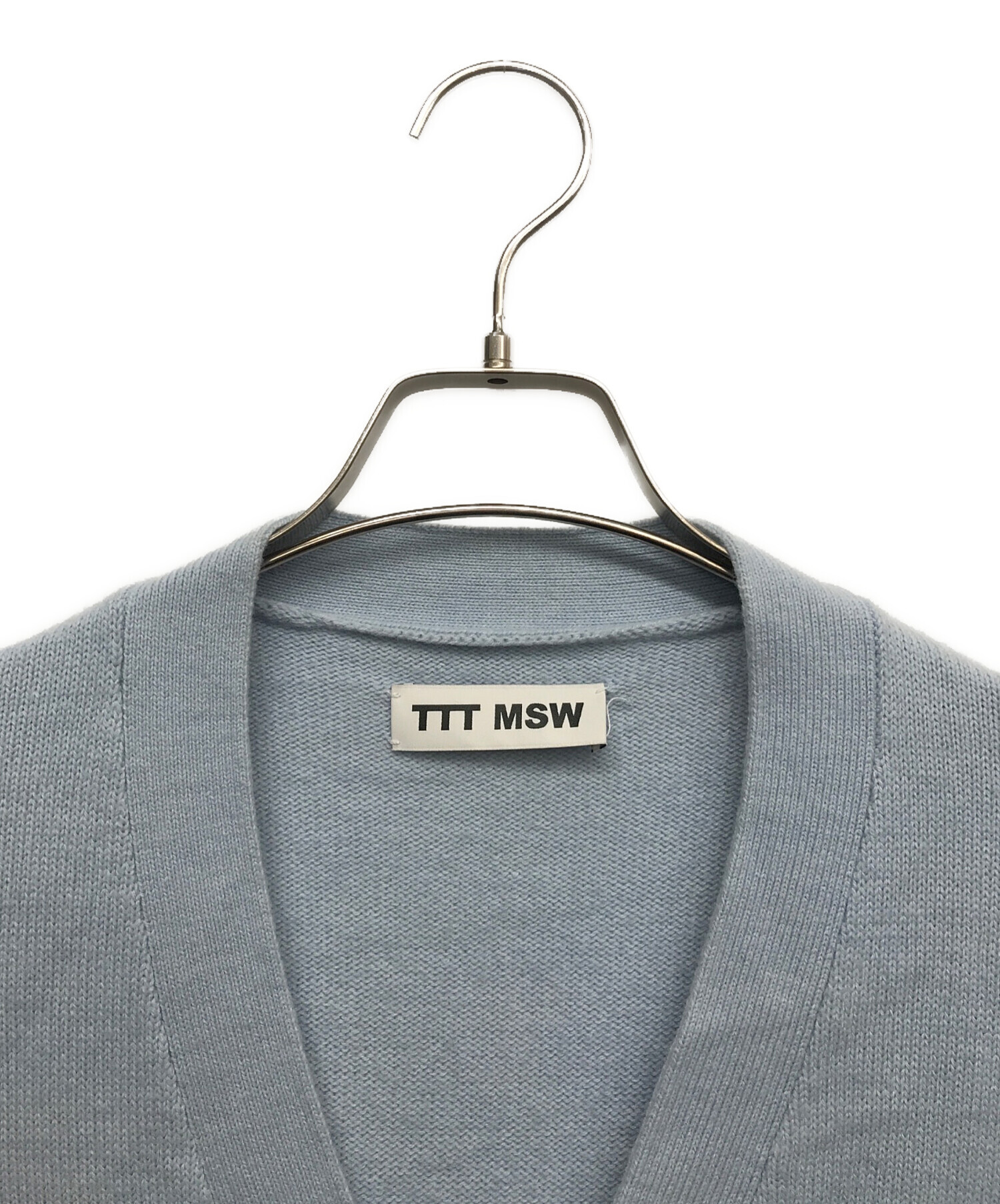 中古・古着通販】TTT MSW (ティー) グラデーションカーディガン ブルー