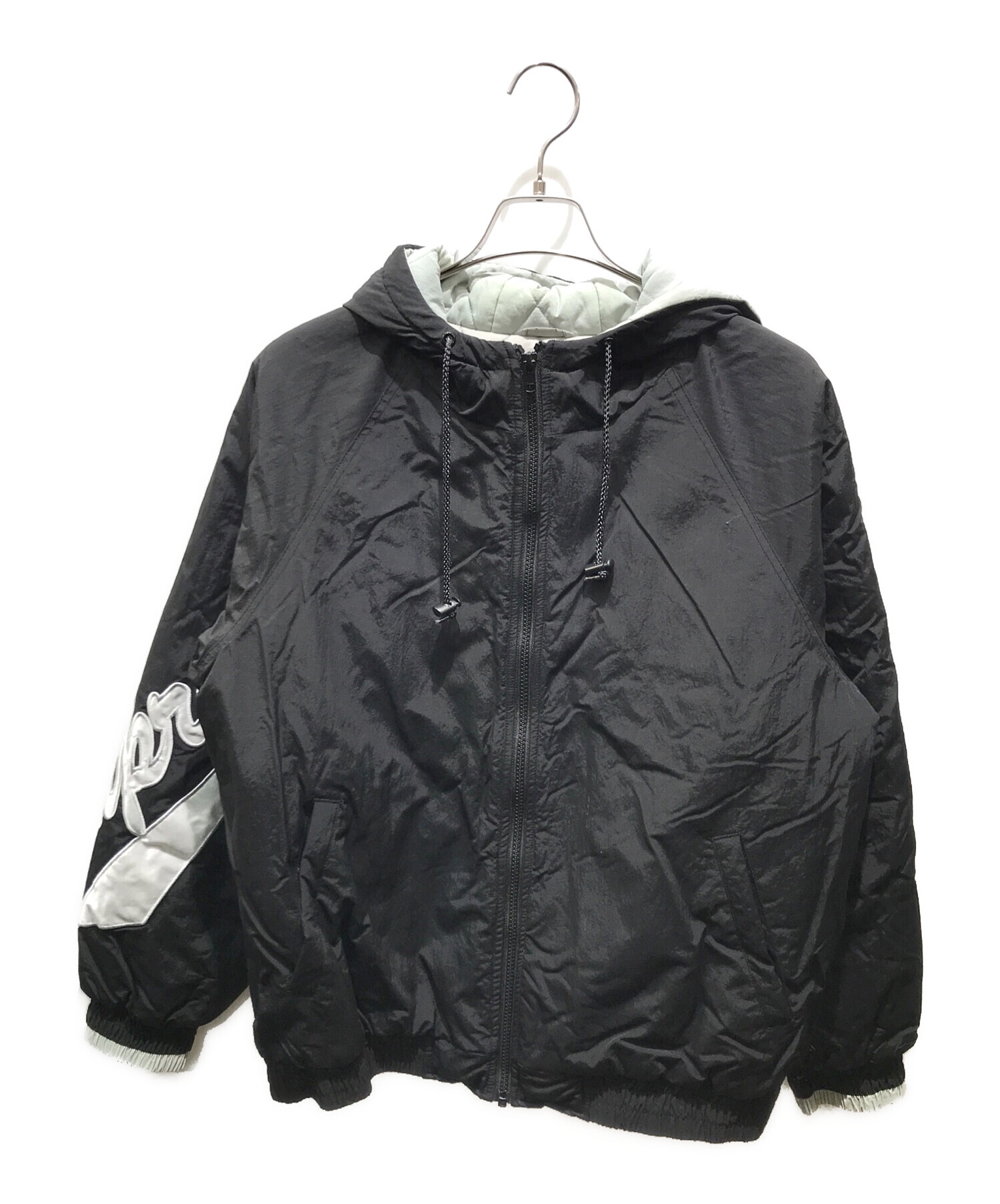 Supreme Sleeve Script Sideline Jacket 黒 Supreme(シュプリーム  
