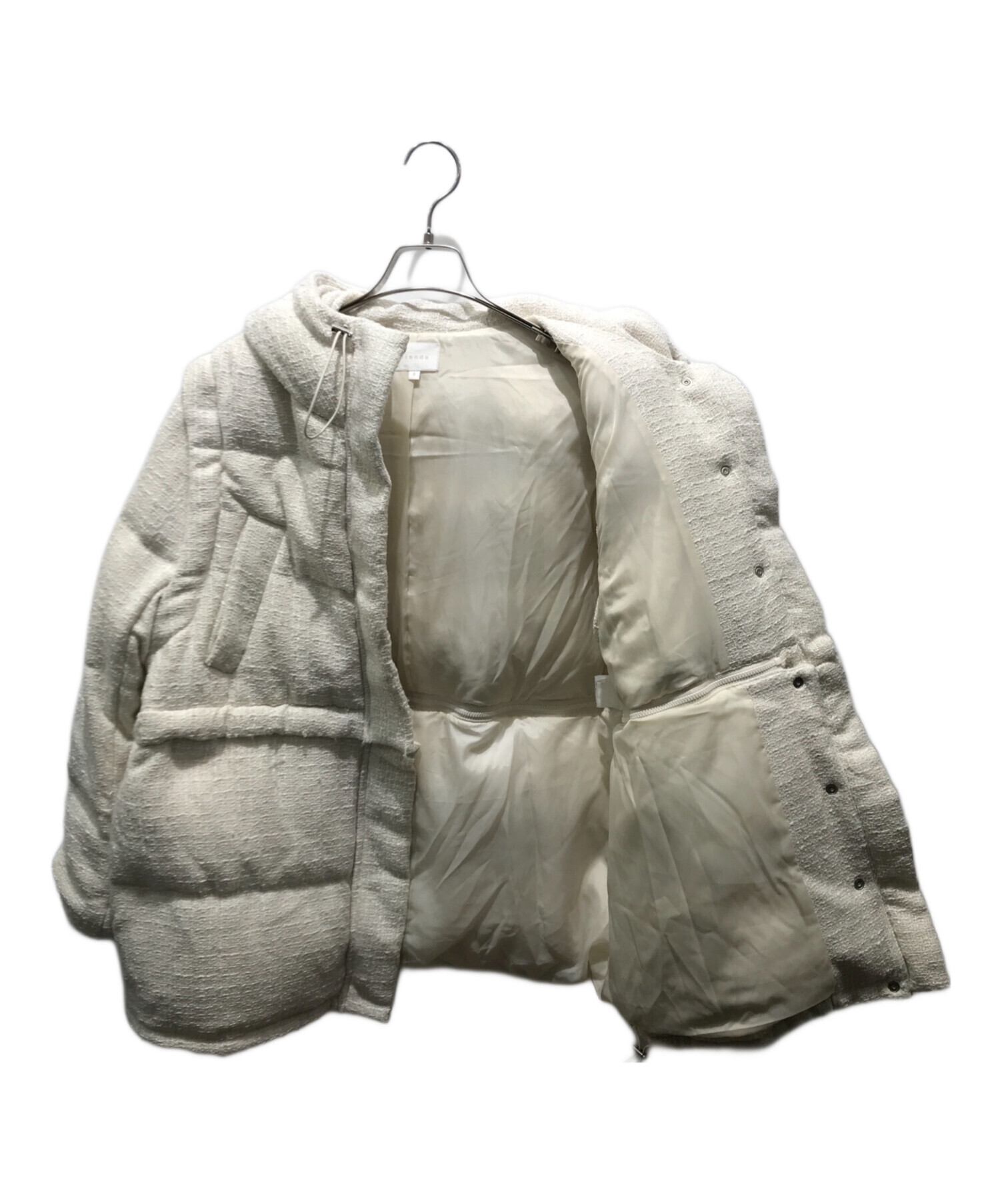 中古・古着通販】rienda (リエンダ) マルチWAYツイードショートダウン 