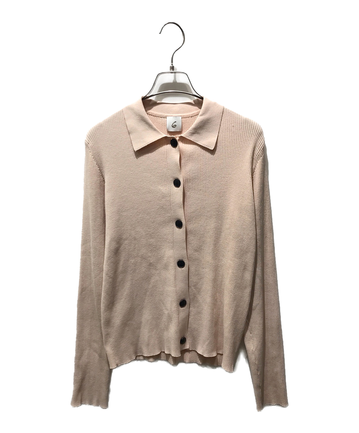 6(ROKU)＞RIB SHIRT CARDIGAN 6(ROKU) RIB SHIRT CARDIGAN Cardigan