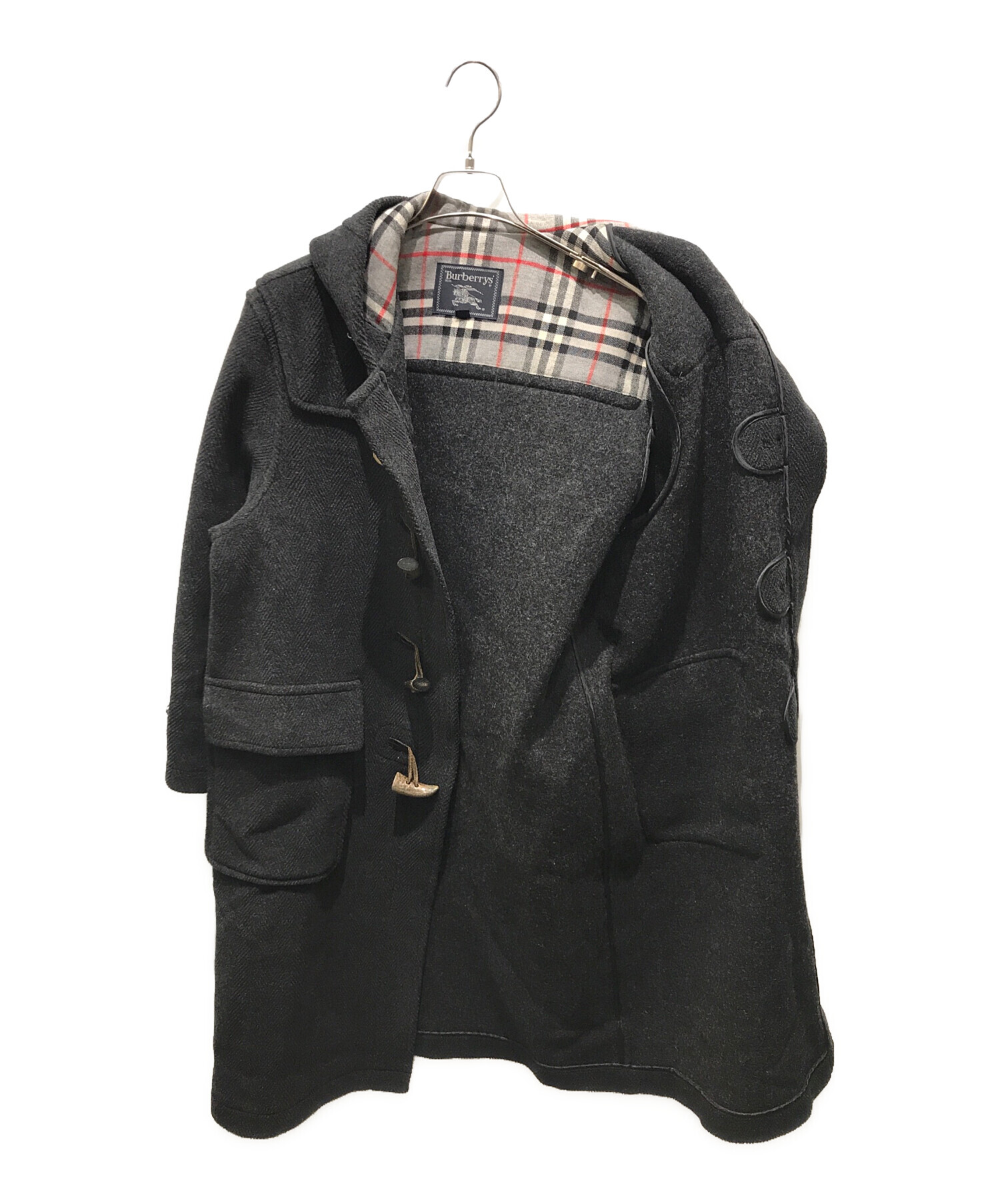 ⭐美品⭐BURBERRY　 ヘリンボーン　ダッフルコート　グレー ⭐美品⭐BURBERRY ヘリンボーン ダッフルコート グレー BURBERRY