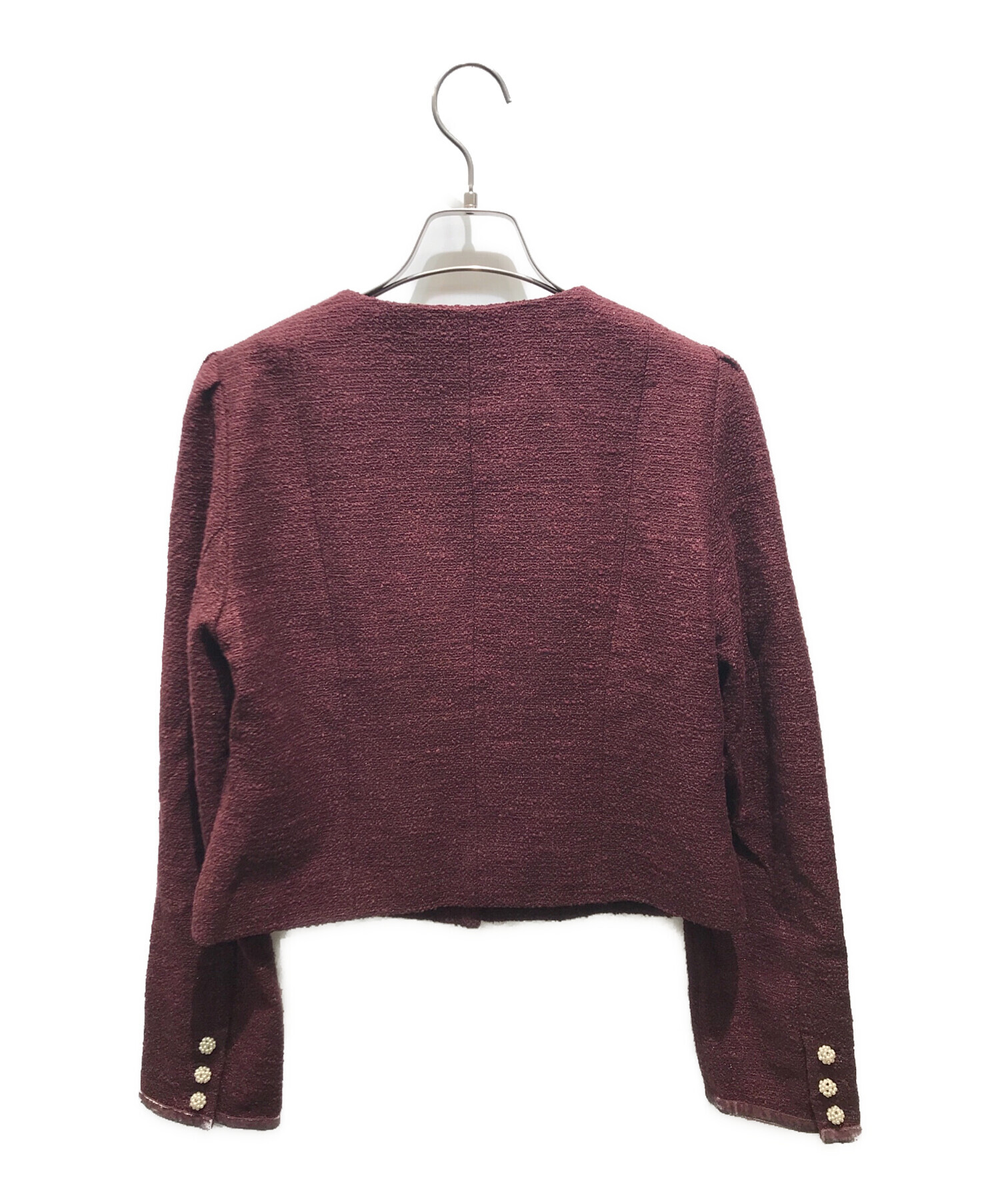 中古・古着通販】TO BE CHIC (トゥービーシック) ツイードジャケット