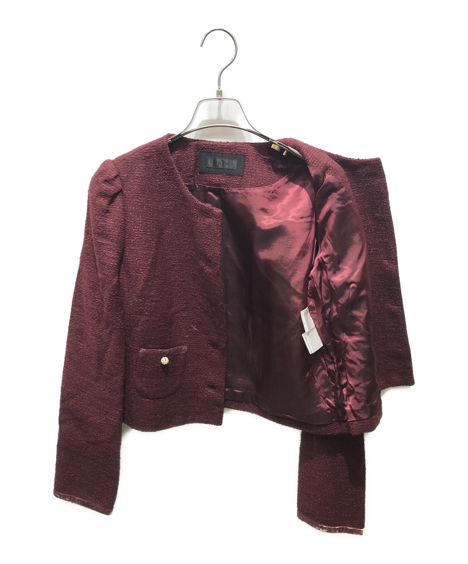 中古・古着通販】TO BE CHIC (トゥービーシック) ツイードジャケット