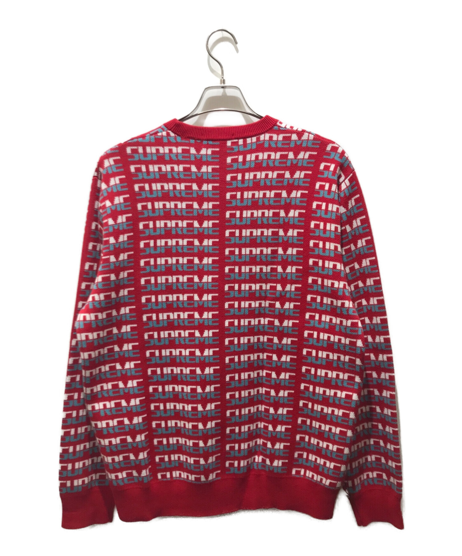 中古・古着通販】SUPREME (シュプリーム) Repeat Sweater 17AW レッド 