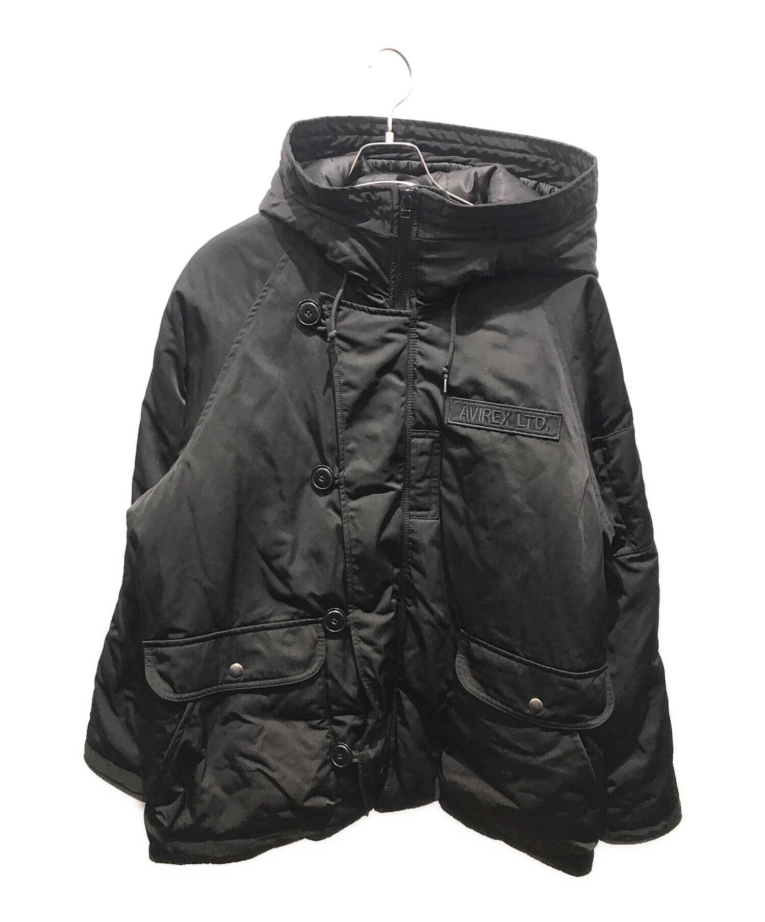 中古・古着通販】AVIREX (アヴィレックス) ジャケット ブラック サイズ