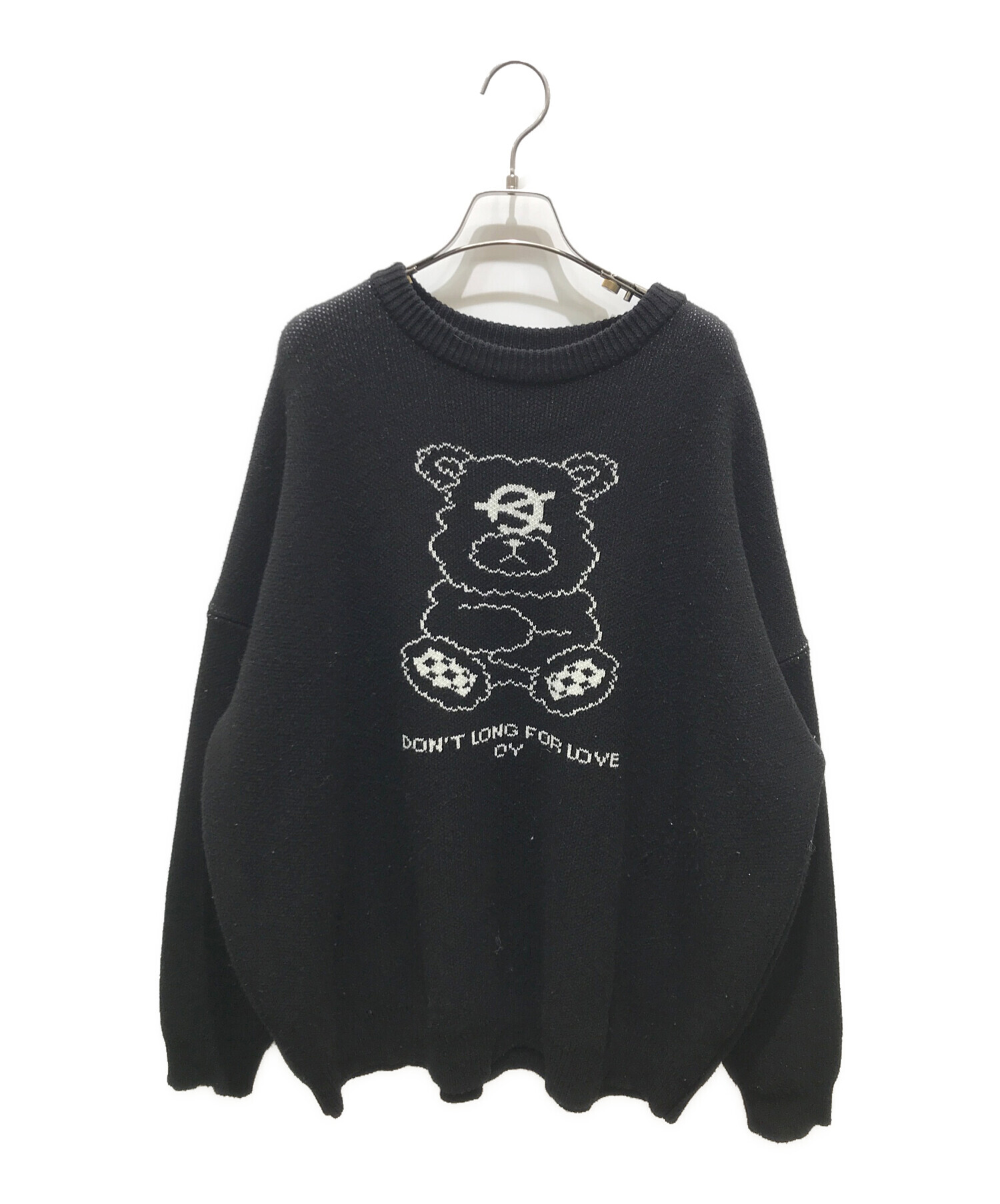 中古・古着通販】OY (オーワイ) クルーネックニット ブラック サイズ 