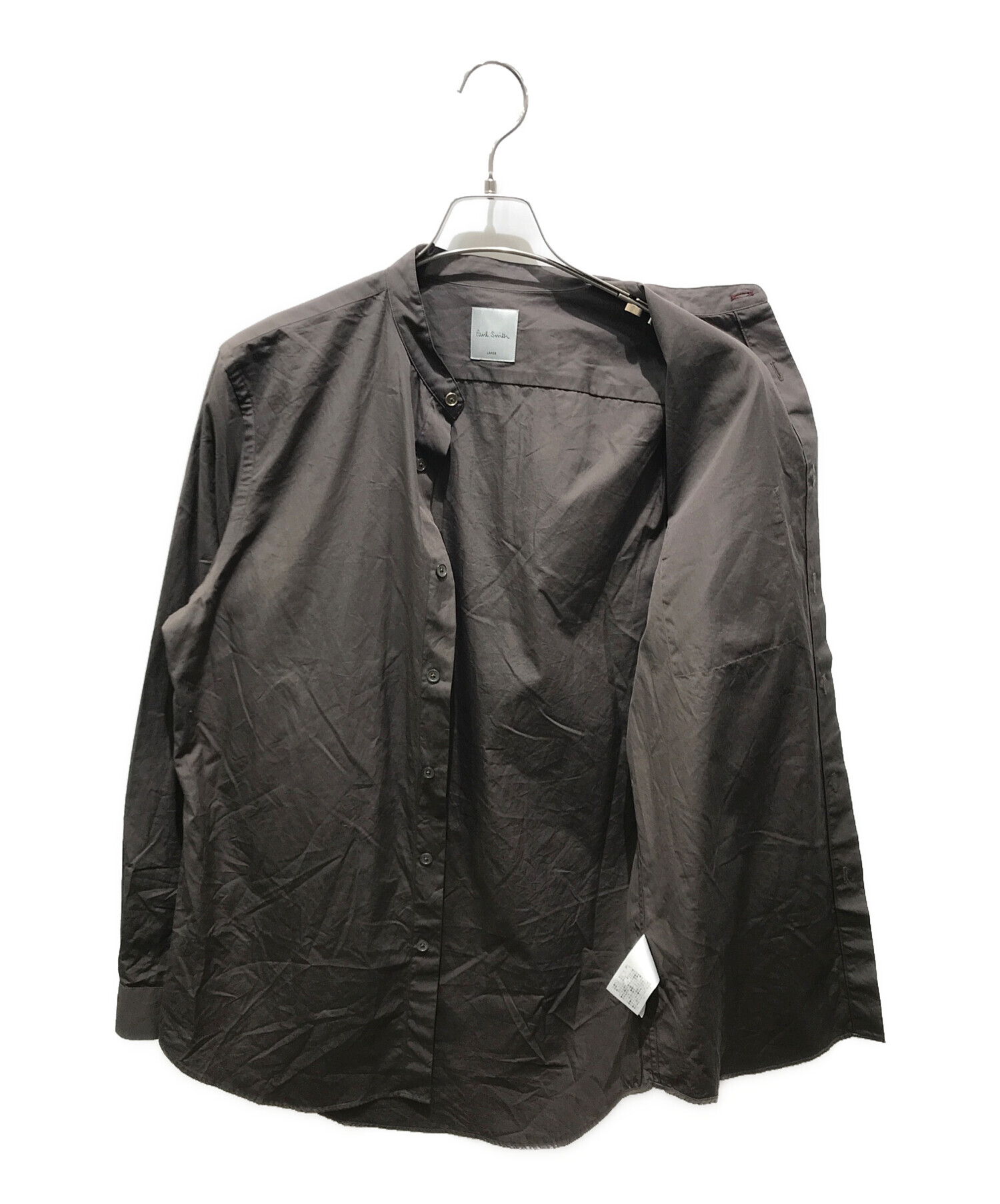 中古・古着通販】PAUL SMITH (ポールスミス) バンドカラーシャツ 