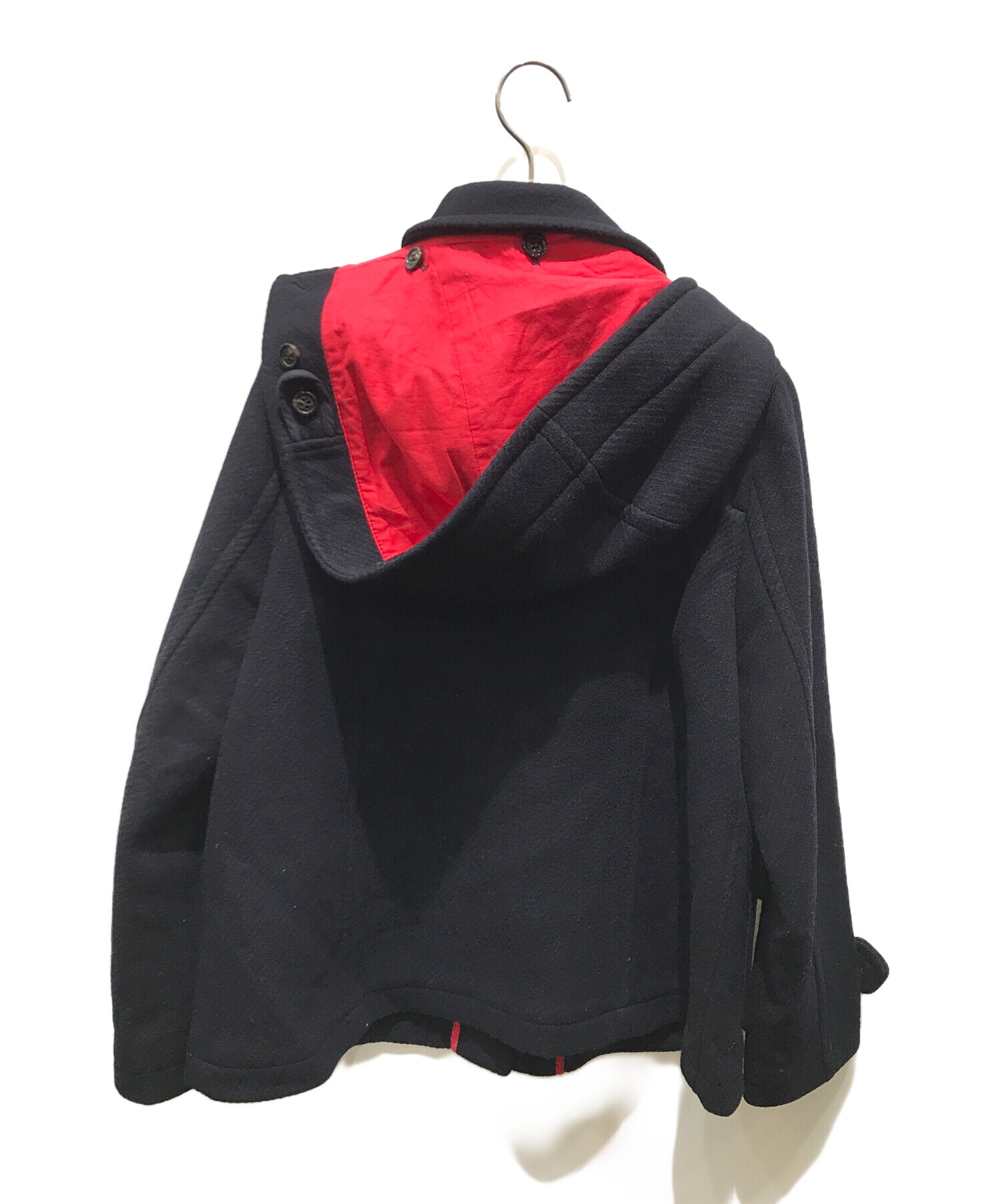 バーバリーブルーレーベル ダッフルコート レッド 中古・古着通販