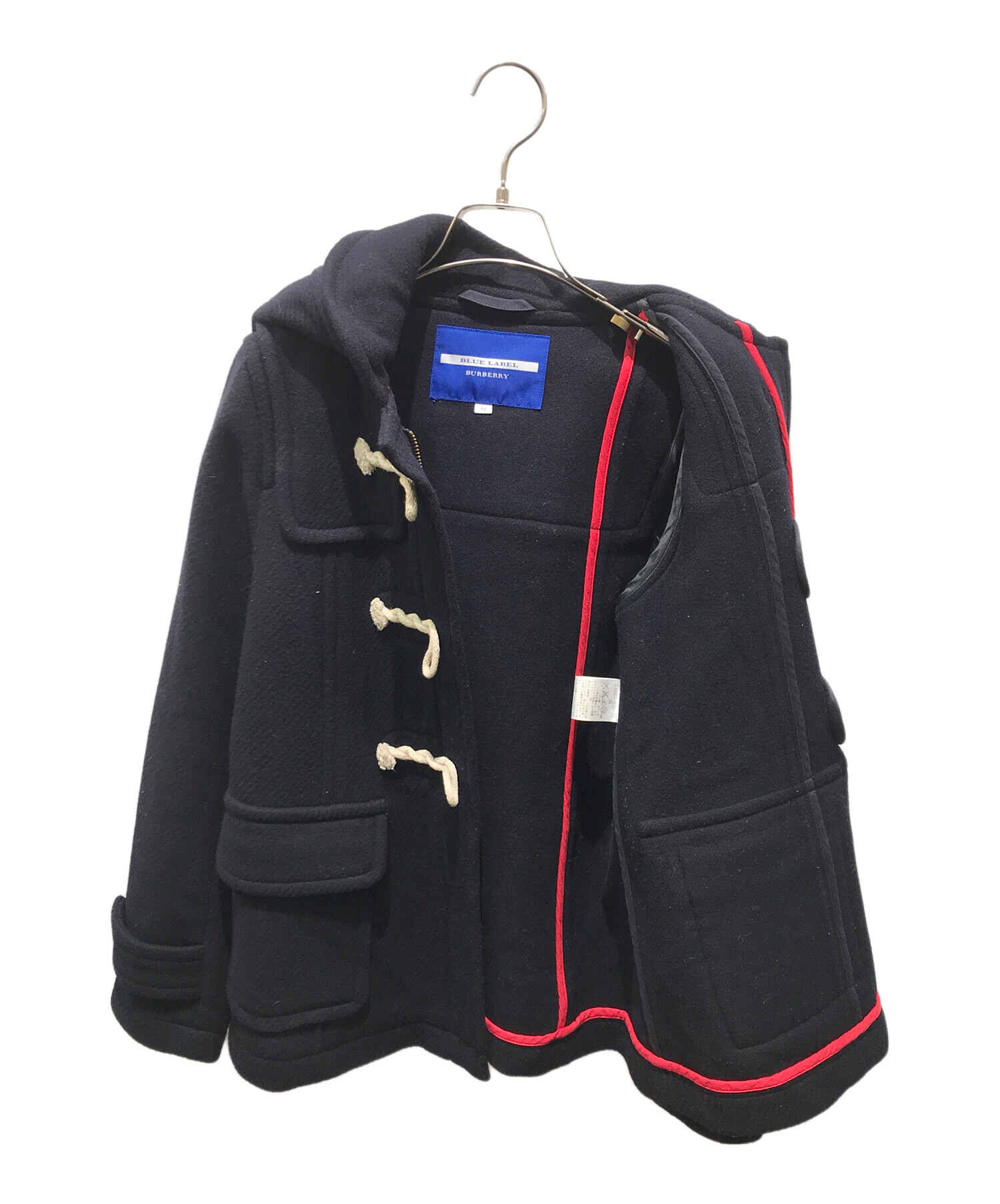 BURBERRY バーバリーブルーレーベル 紺色 ダッフルコート サイズ38 BURBERRY BLUE LABEL（バーバリーブルーレーベル） ダッフルコート 38