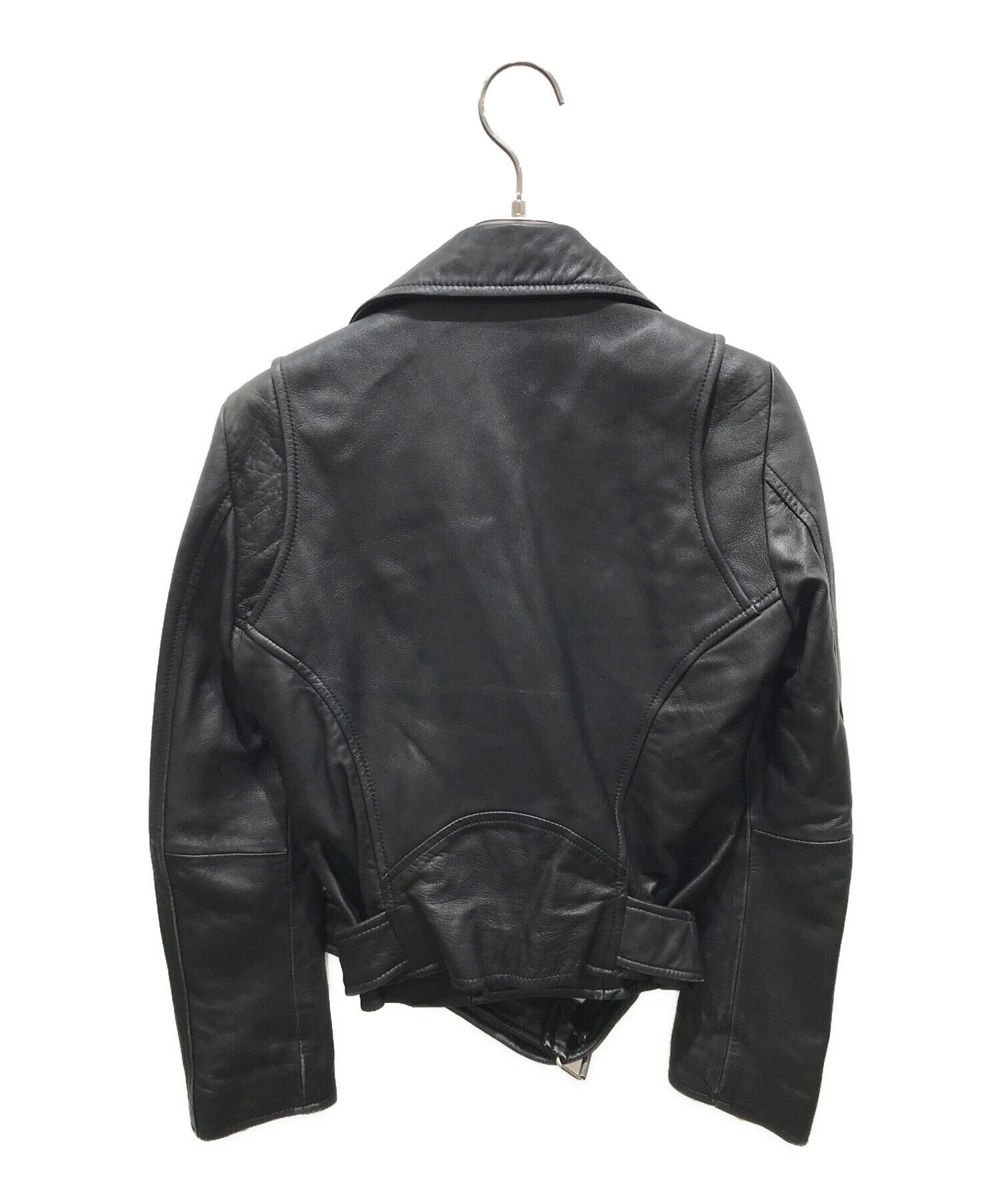【美品】値下げ！レザージャケット ブラック Mサイズ　英国ブランド 中古・古着通販】MIDWEST (ミッドウエスト) レザージャケット ブラック
