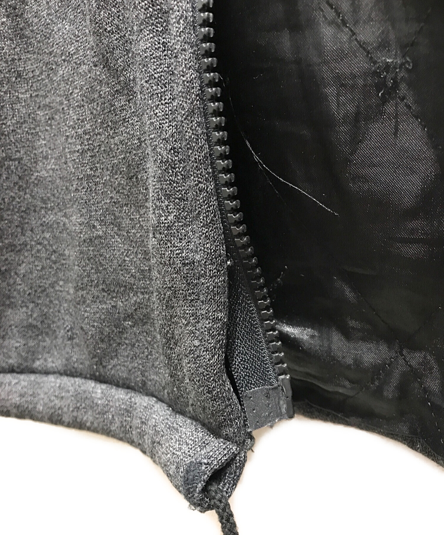 adidas / 80S/ジップパーカー/--/ポリエステル/BLK 中古・古着通販】adidas (アディダス) ジップパーカー 80s デサント社