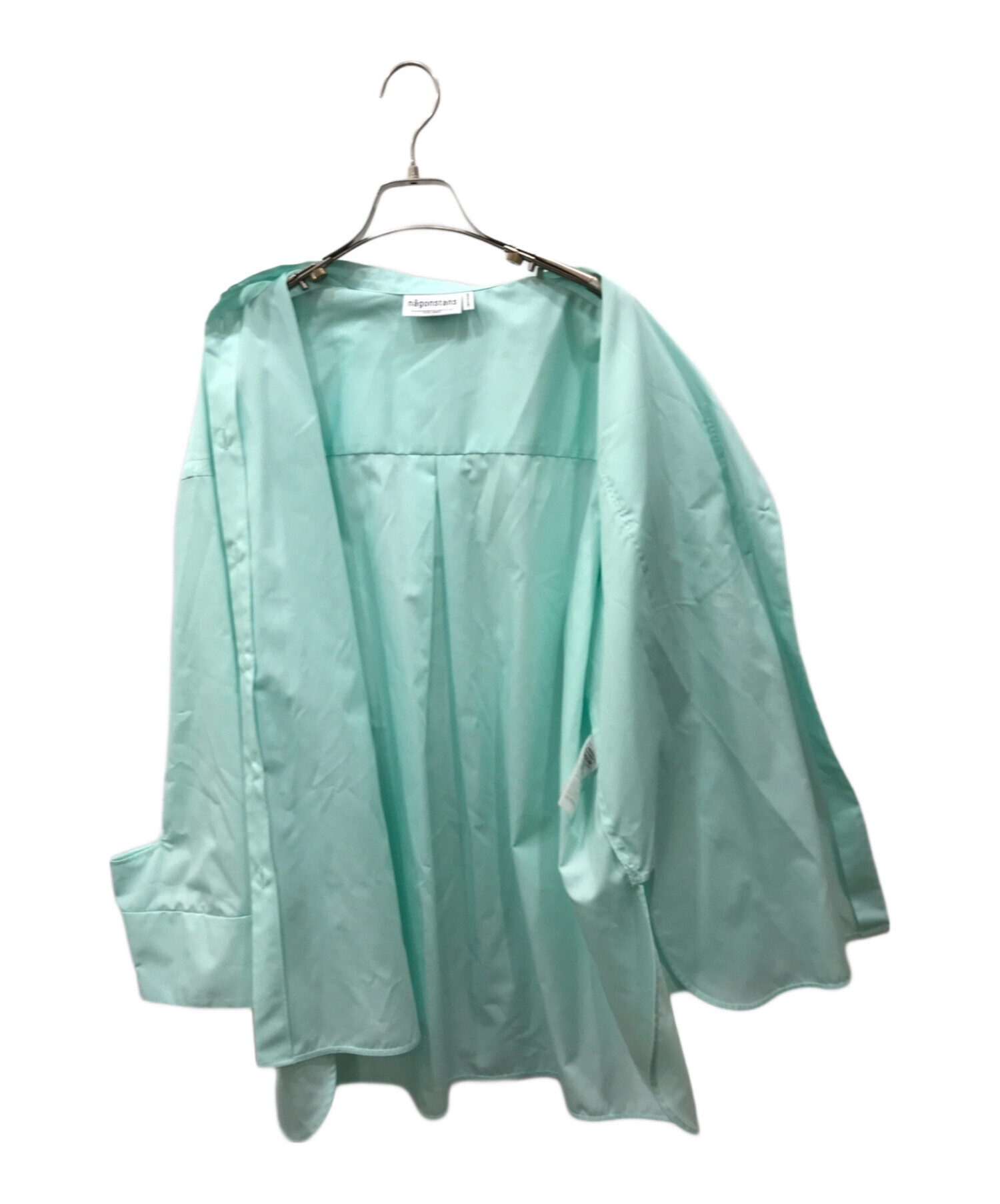 nagonstansスタンドネックシャツ