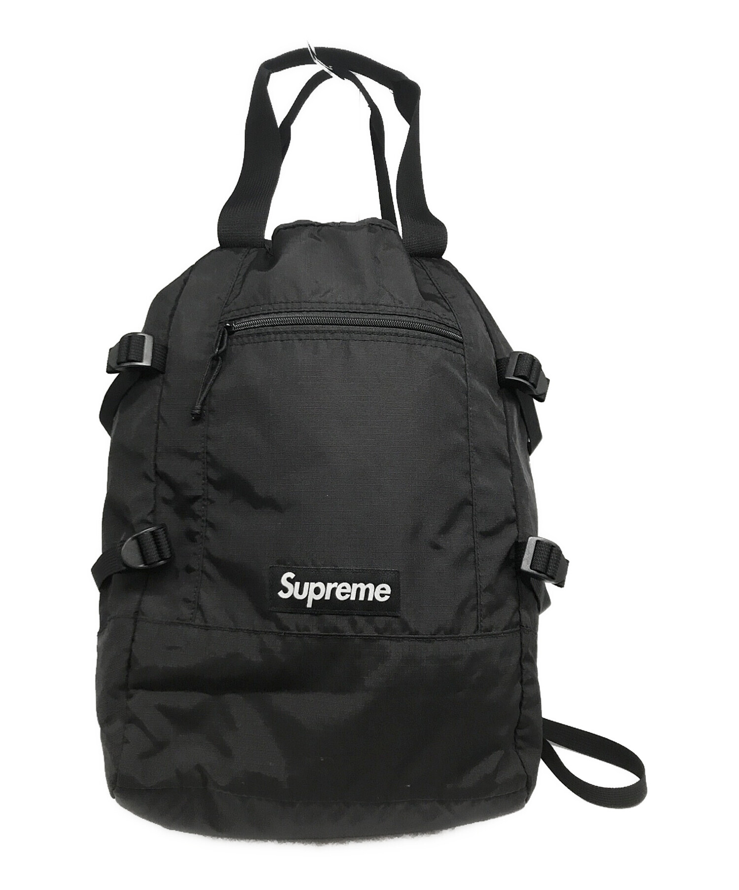 中古・古着通販】SUPREME (シュプリーム) Tote Backpack ブラック